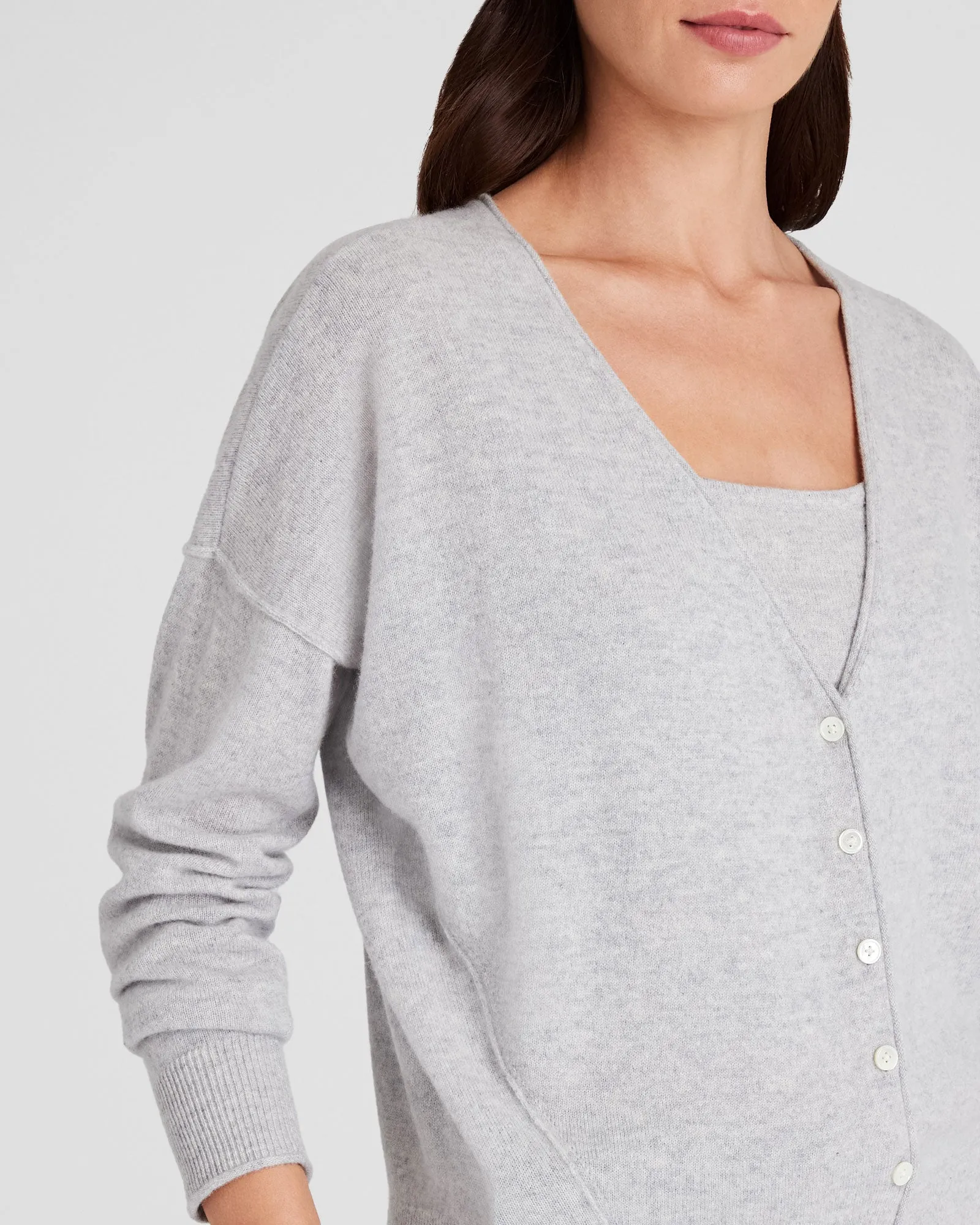 Cashmere V-Neck Cardigan sold by Club Monaco product image thumbnail 2