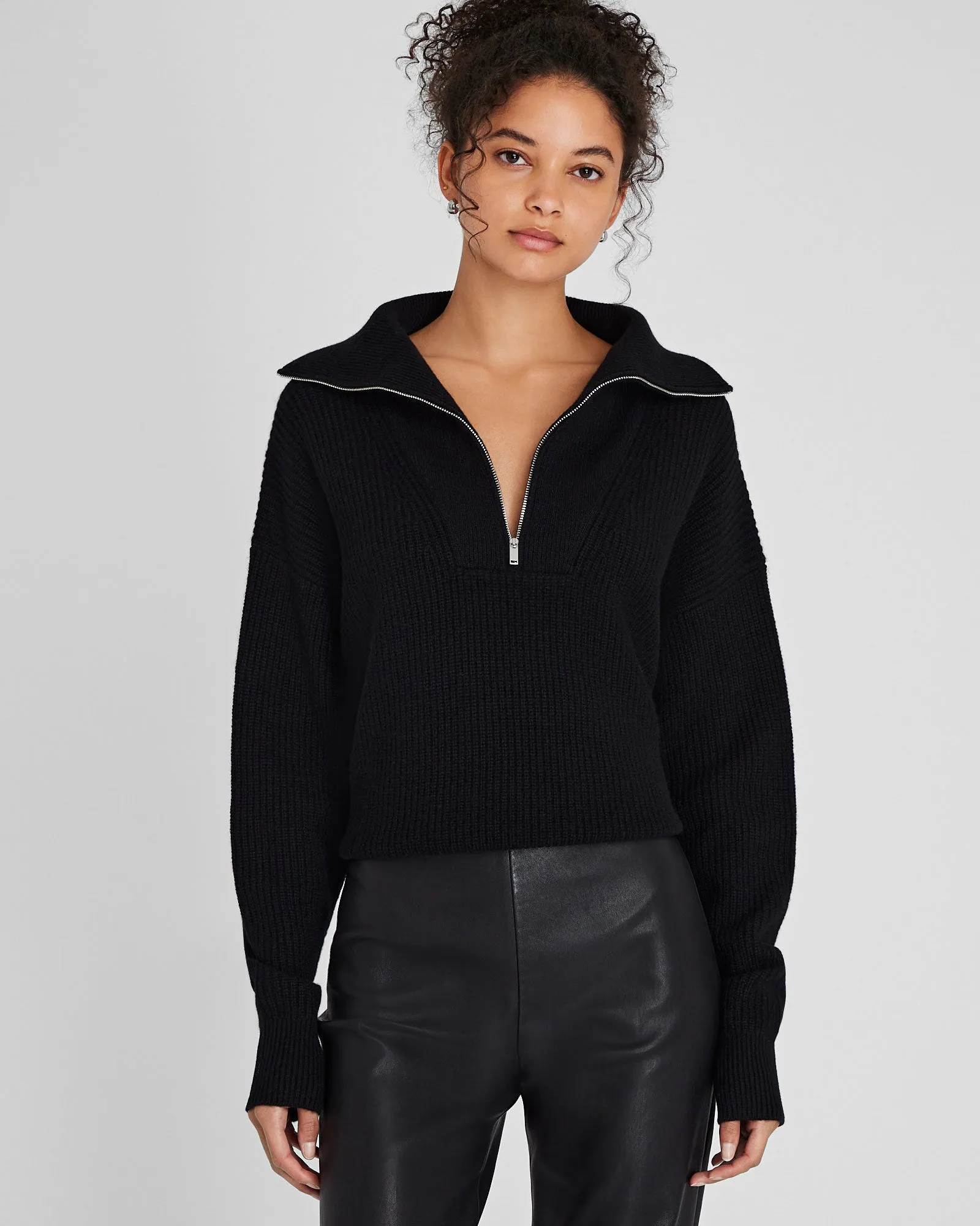 Cashmere Quarter-Zip Sweater sold by Club Monaco