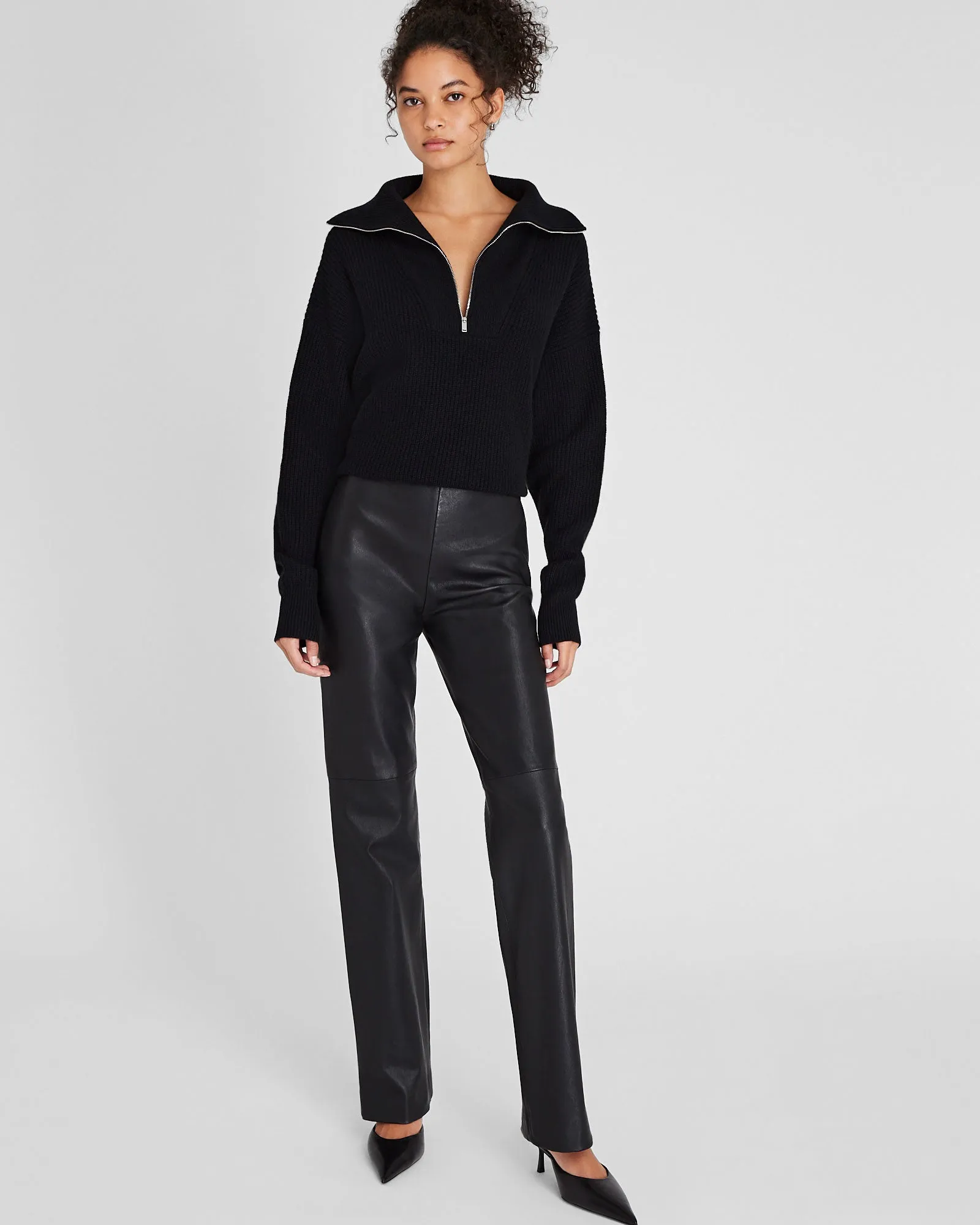 Cashmere Quarter-Zip Sweater sold by Club Monaco product image thumbnail 4