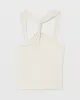 Ribbed Twist Knit Top sold by Club Monaco