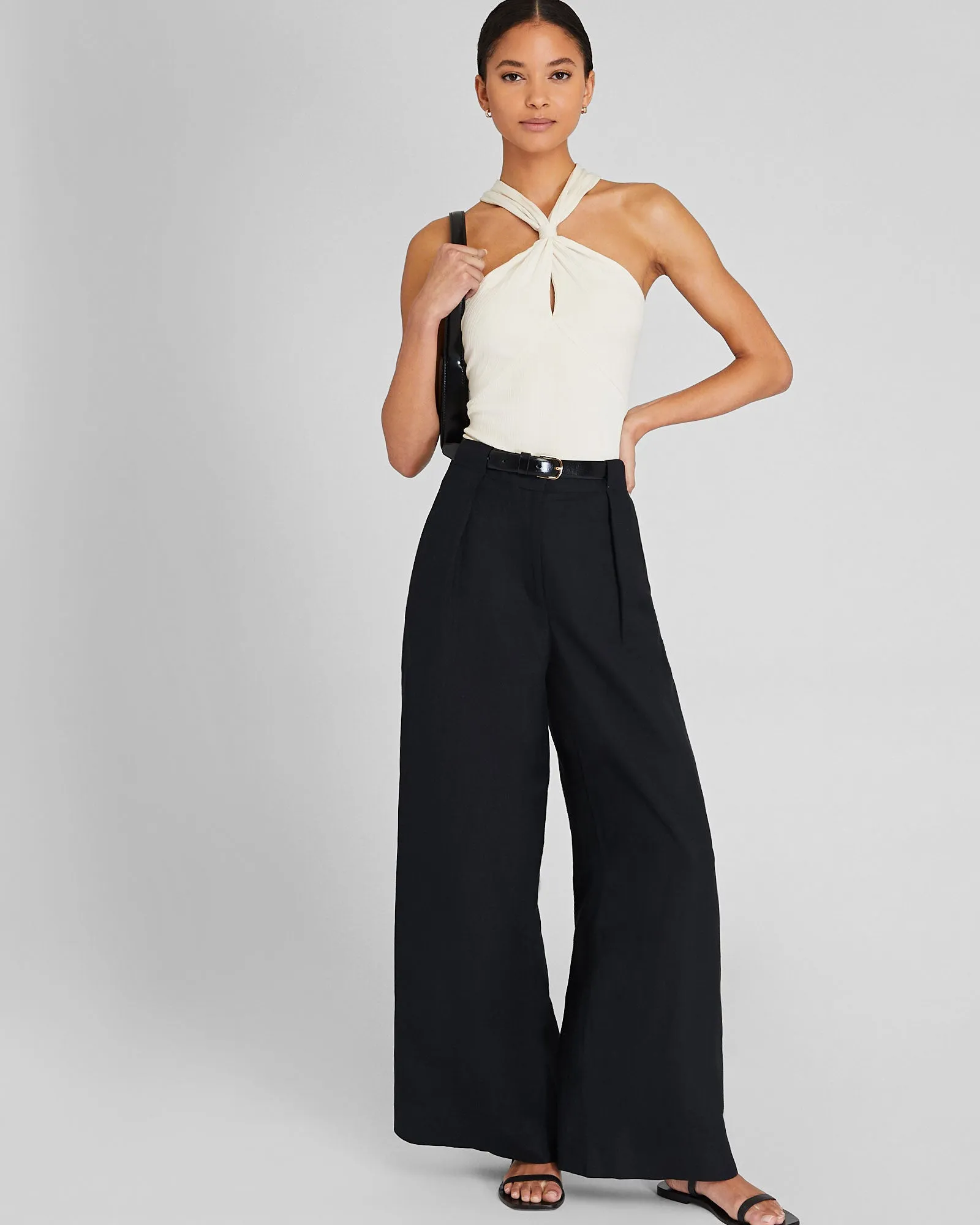 Ribbed Twist Knit Top sold by Club Monaco product image thumbnail 4