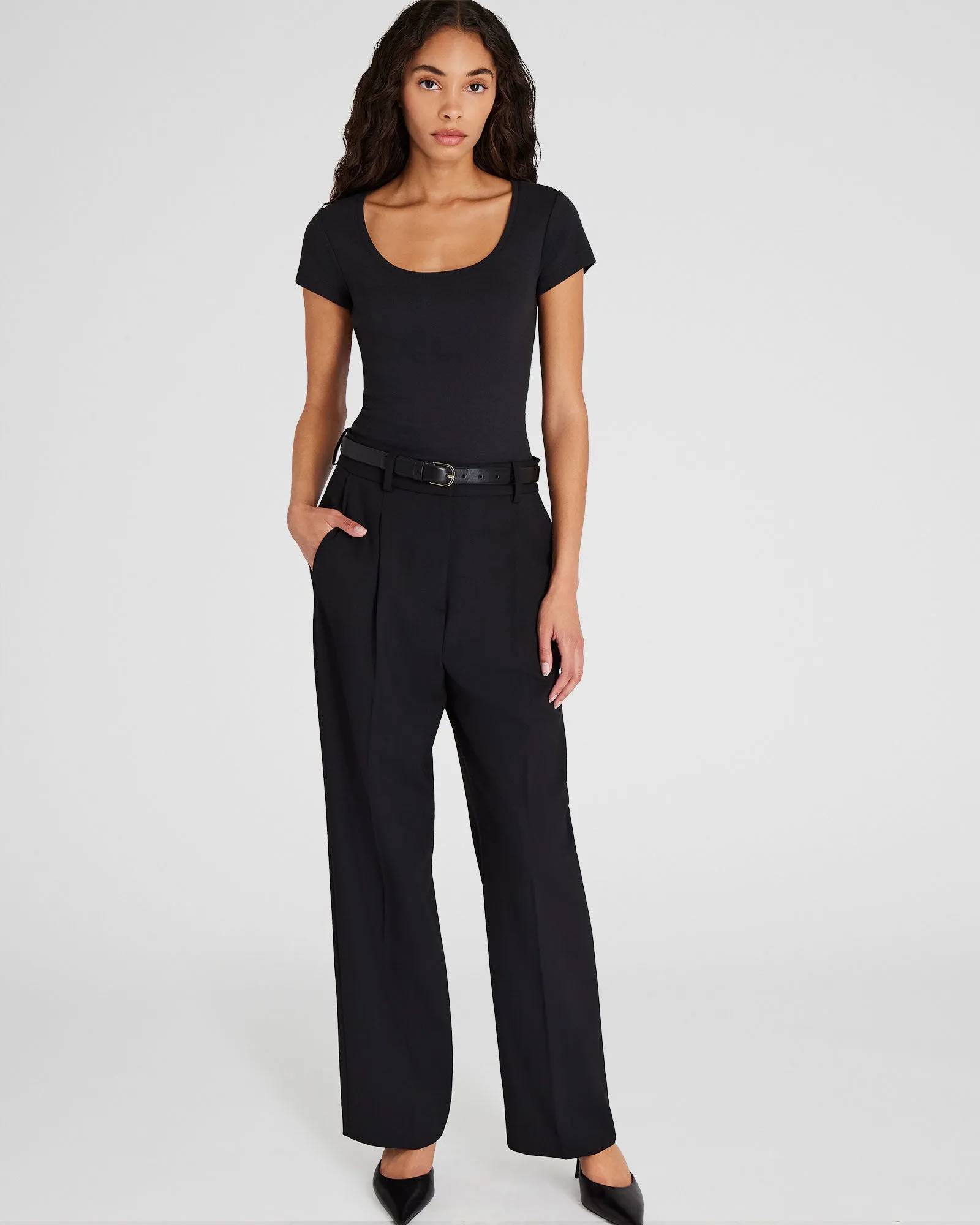 Bowee Scoop Neck Tee sold by Club Monaco product image thumbnail 4