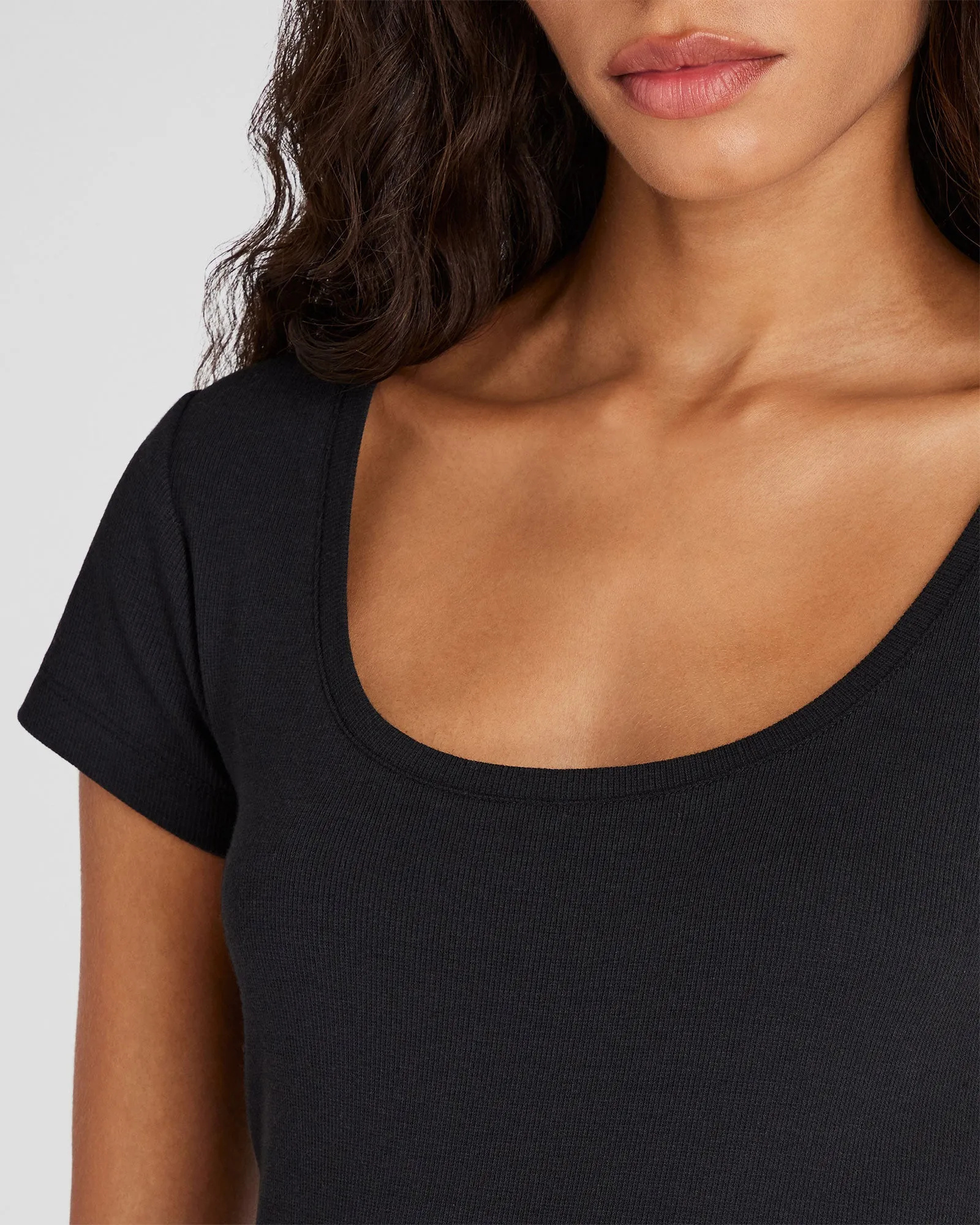 Bowee Scoop Neck Tee sold by Club Monaco product image thumbnail 2