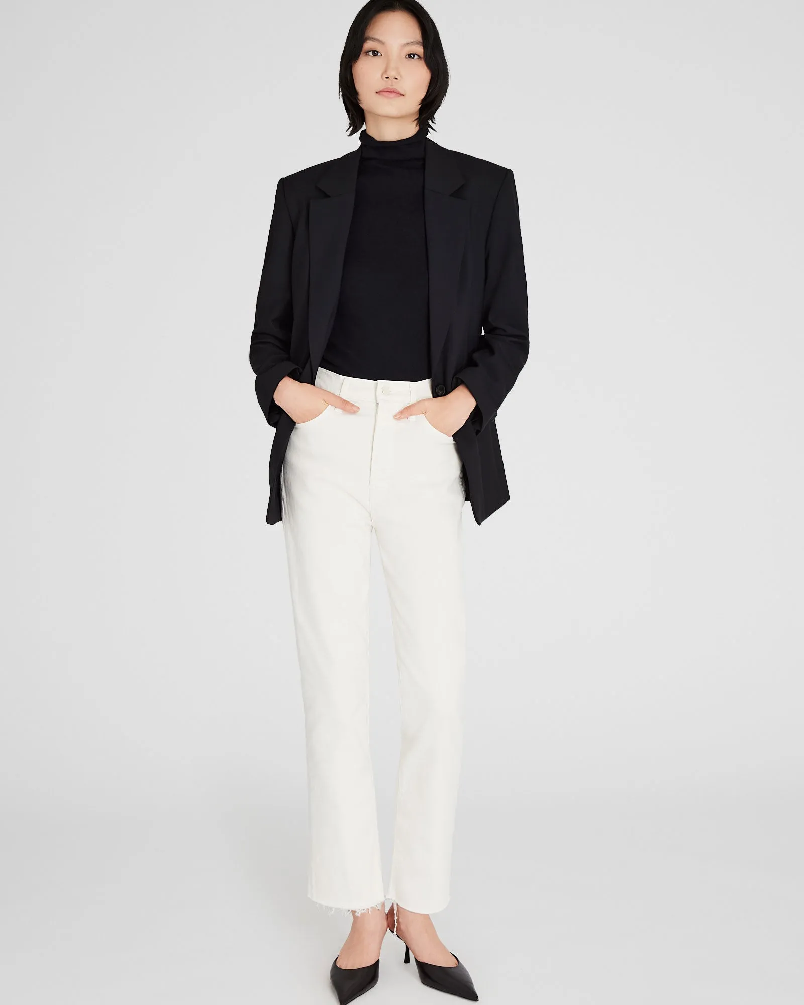 MOTHER The Tripper Ankle Fray Jeans sold by Club Monaco