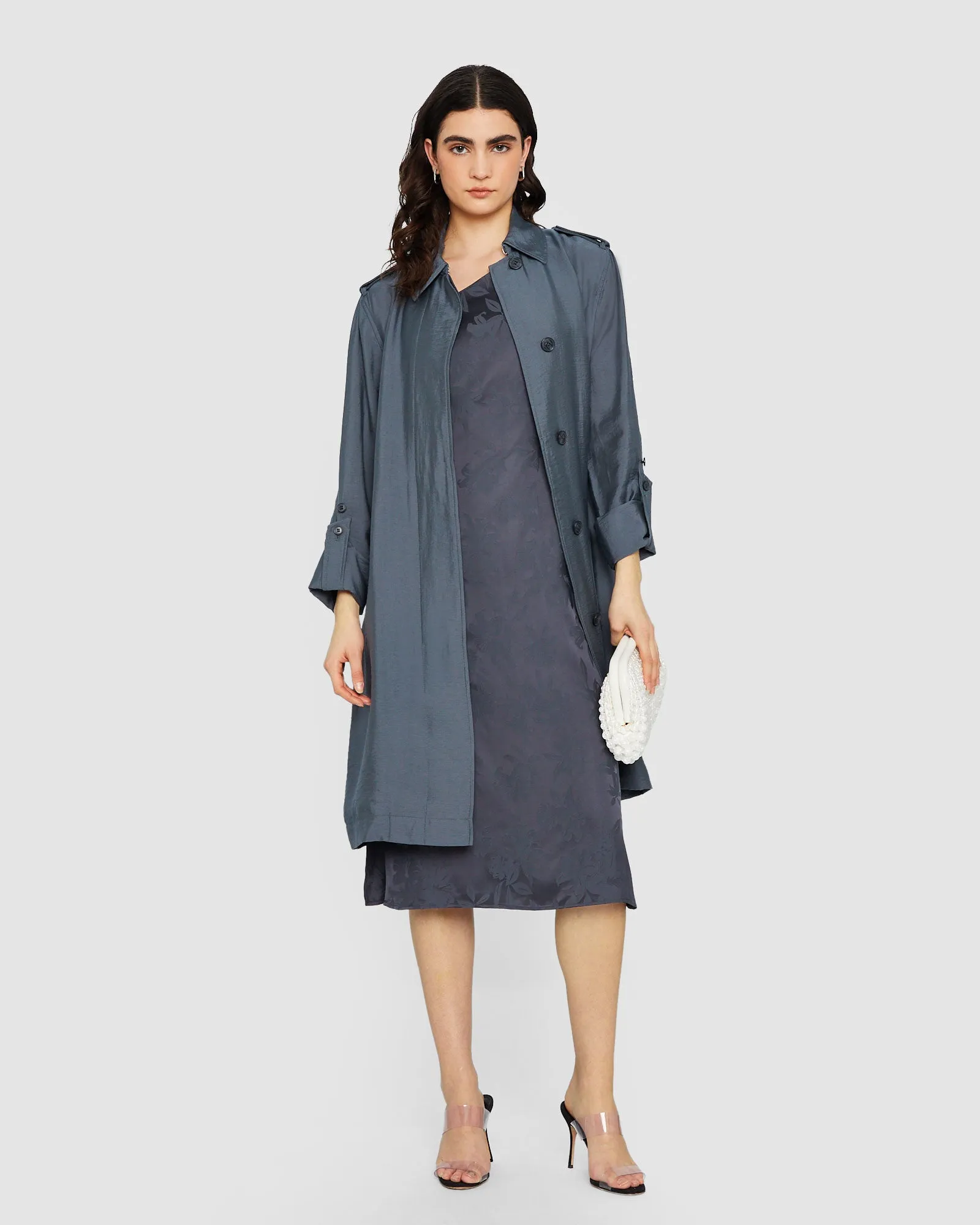 Asymmetrical Slip Dress sold by Club Monaco product image thumbnail 4