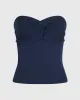 Plissé Bustier Top sold by Club Monaco
