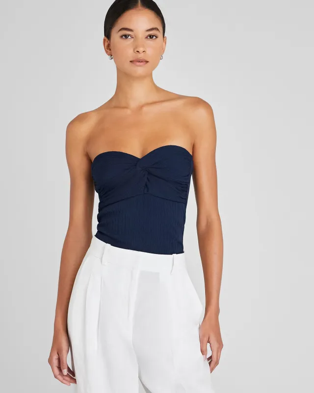 Plissé Bustier Top sold by Club Monaco