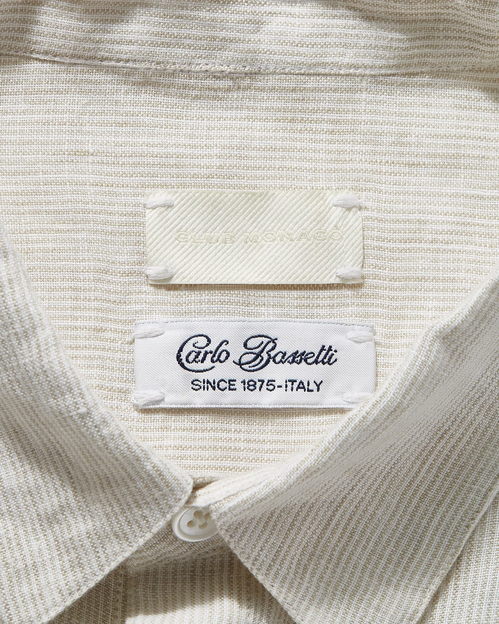 Carlo Bassetti Italian Linen Stripe Shirt sold by Club Monaco product image thumbnail 5