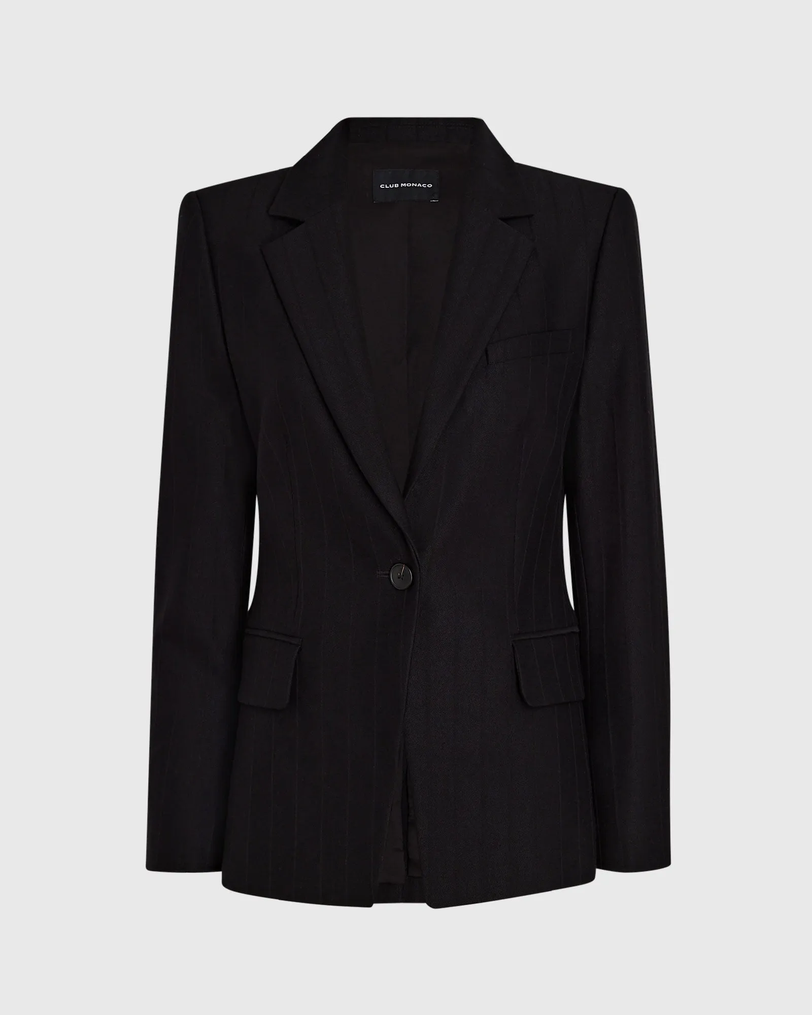 Cutaway Striped Jacquard Blazer sold by Club Monaco product image thumbnail 5