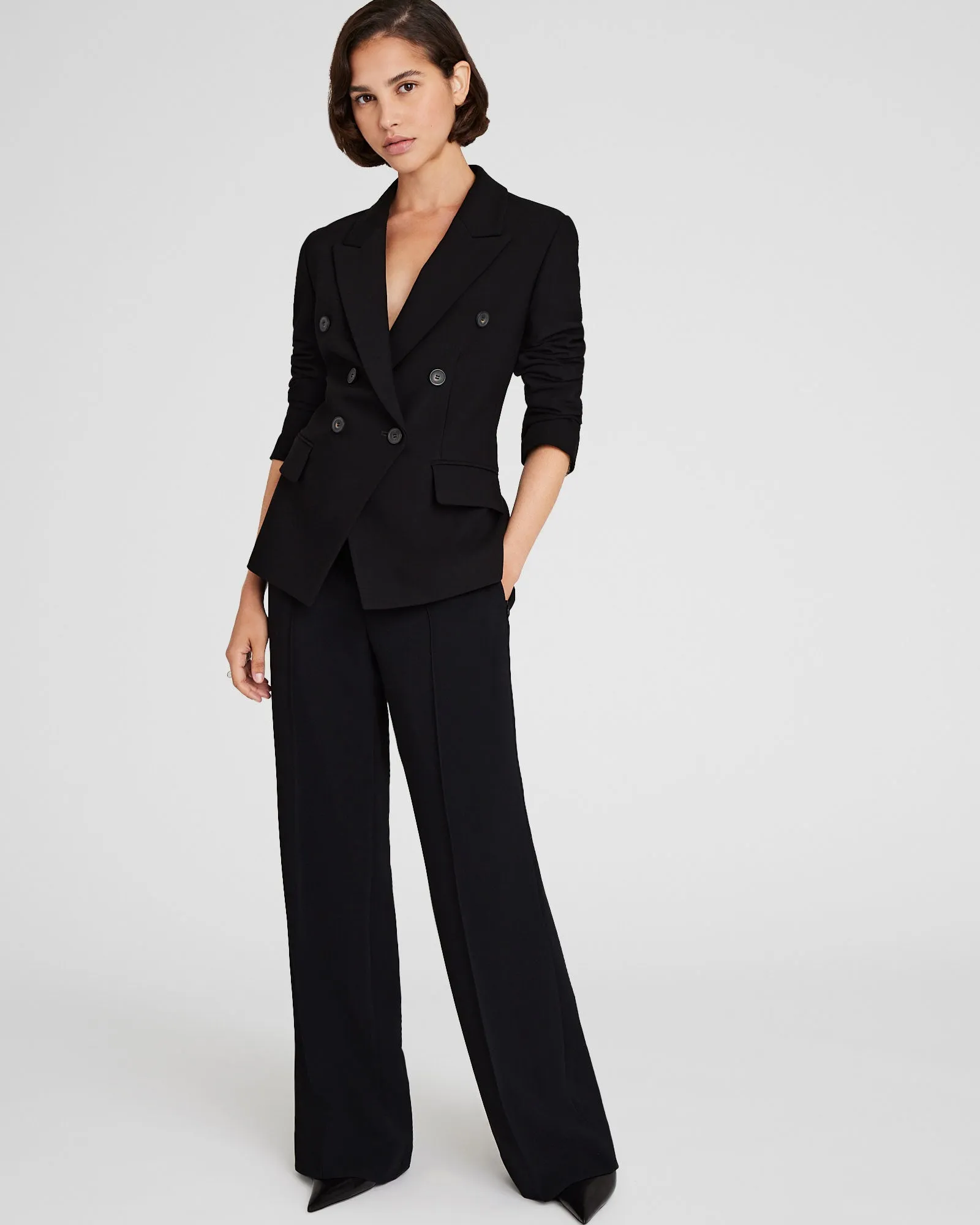 Double-Breasted Cutaway Blazer sold by Club Monaco product image thumbnail 2