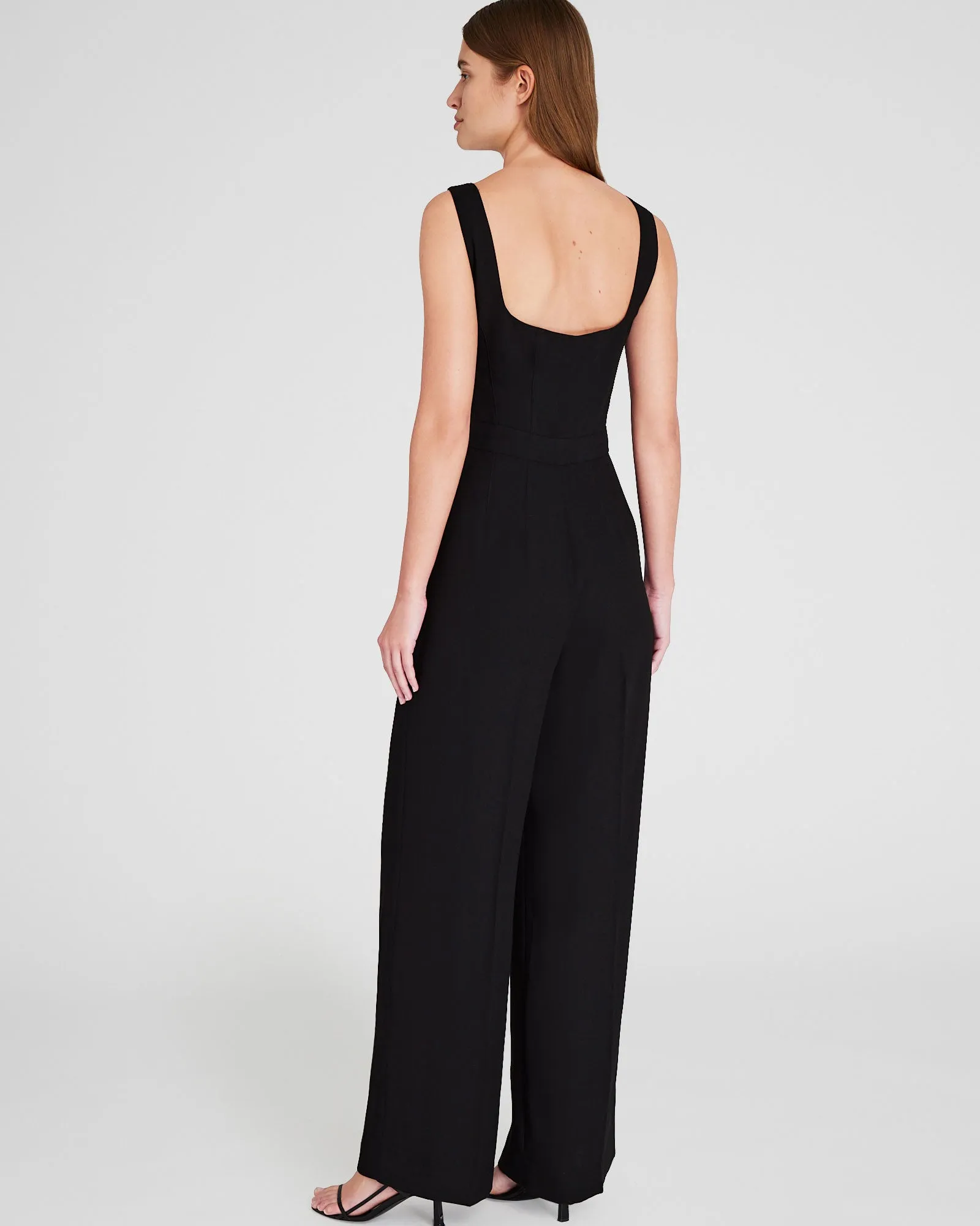 Crepe Square-Neck Jumpsuit sold by Club Monaco product image thumbnail 3