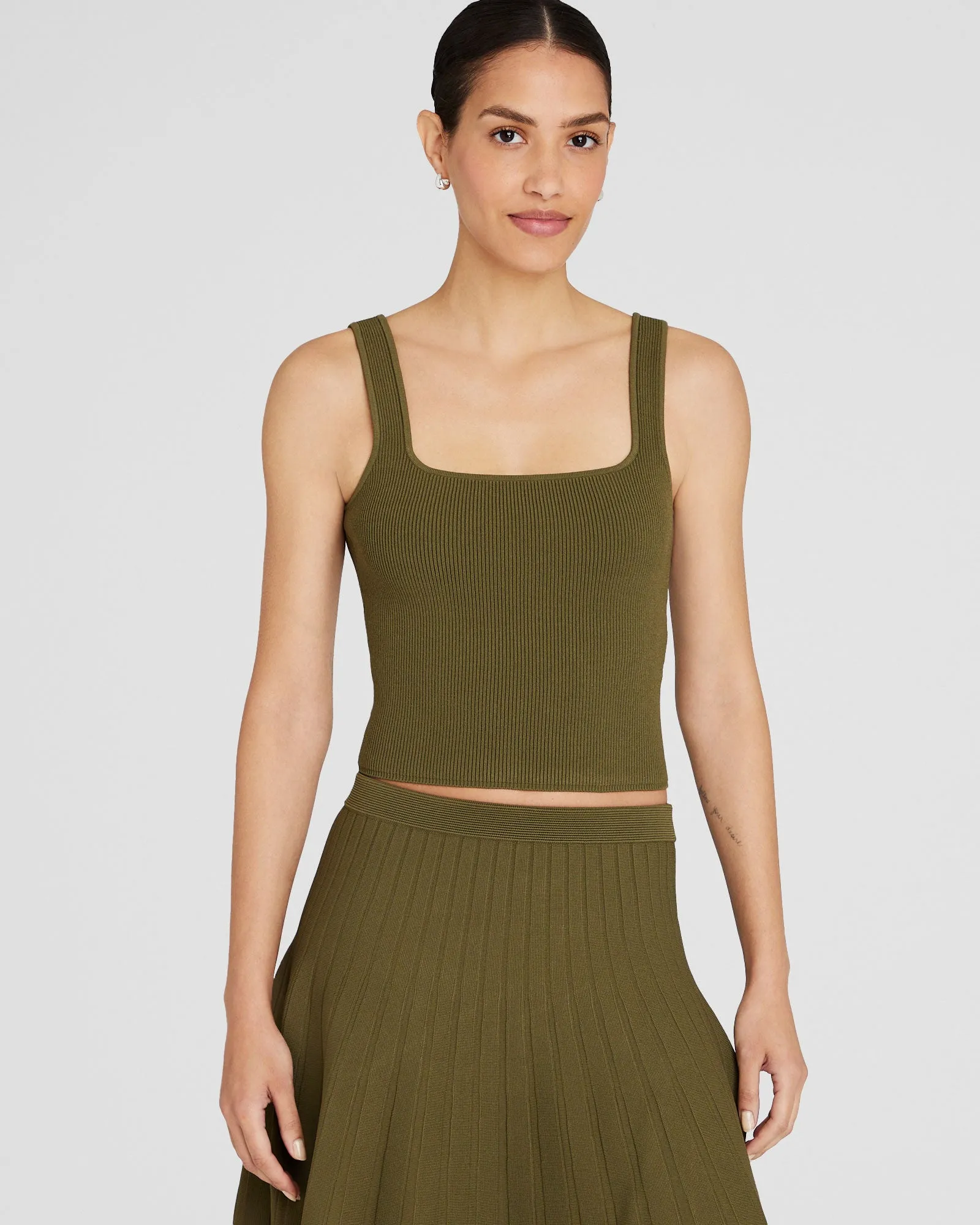 Square Neck Tank sold by Club Monaco
