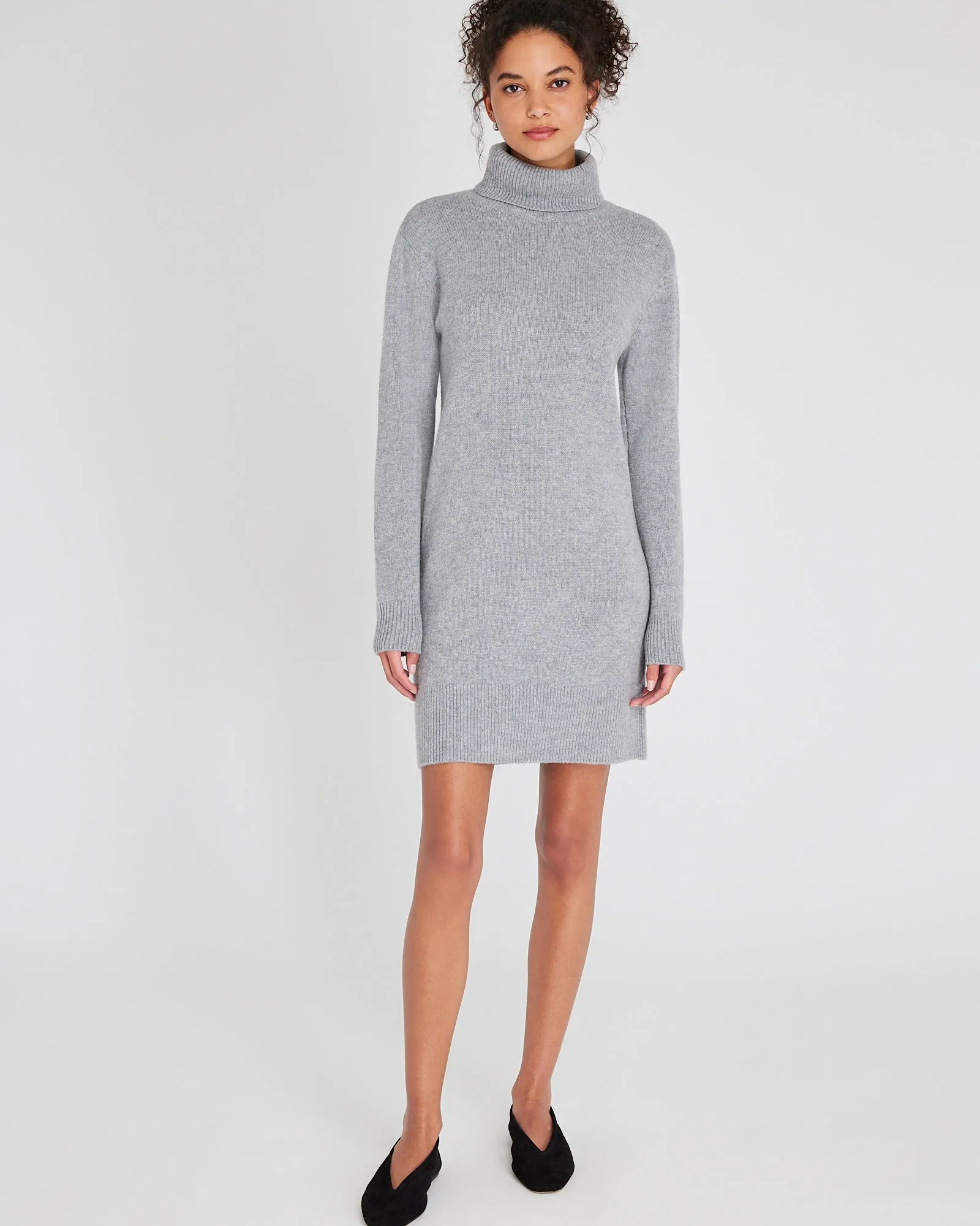 Wool-Cashmere Blend Mini Turtleneck Dress sold by Club Monaco
