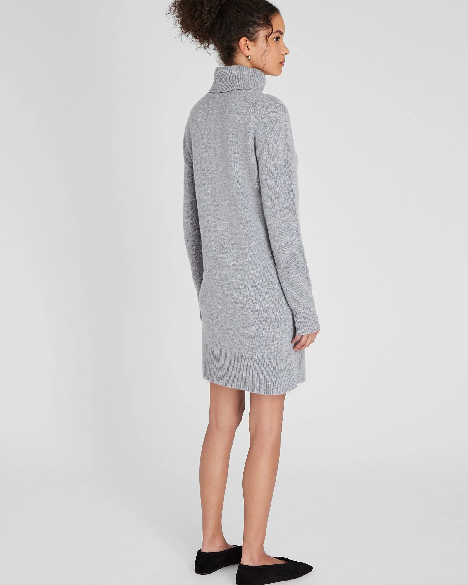 Wool-Cashmere Blend Mini Turtleneck Dress sold by Club Monaco product image thumbnail 3