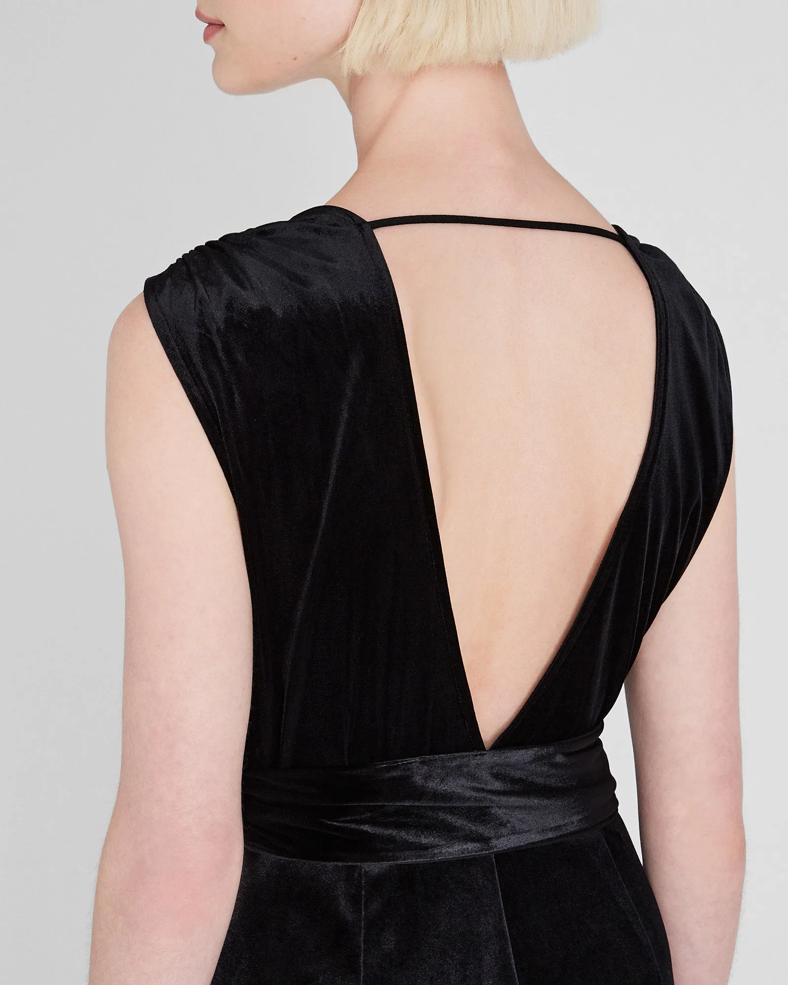 Velvet Knit Jumpsuit sold by Club Monaco product image thumbnail 2