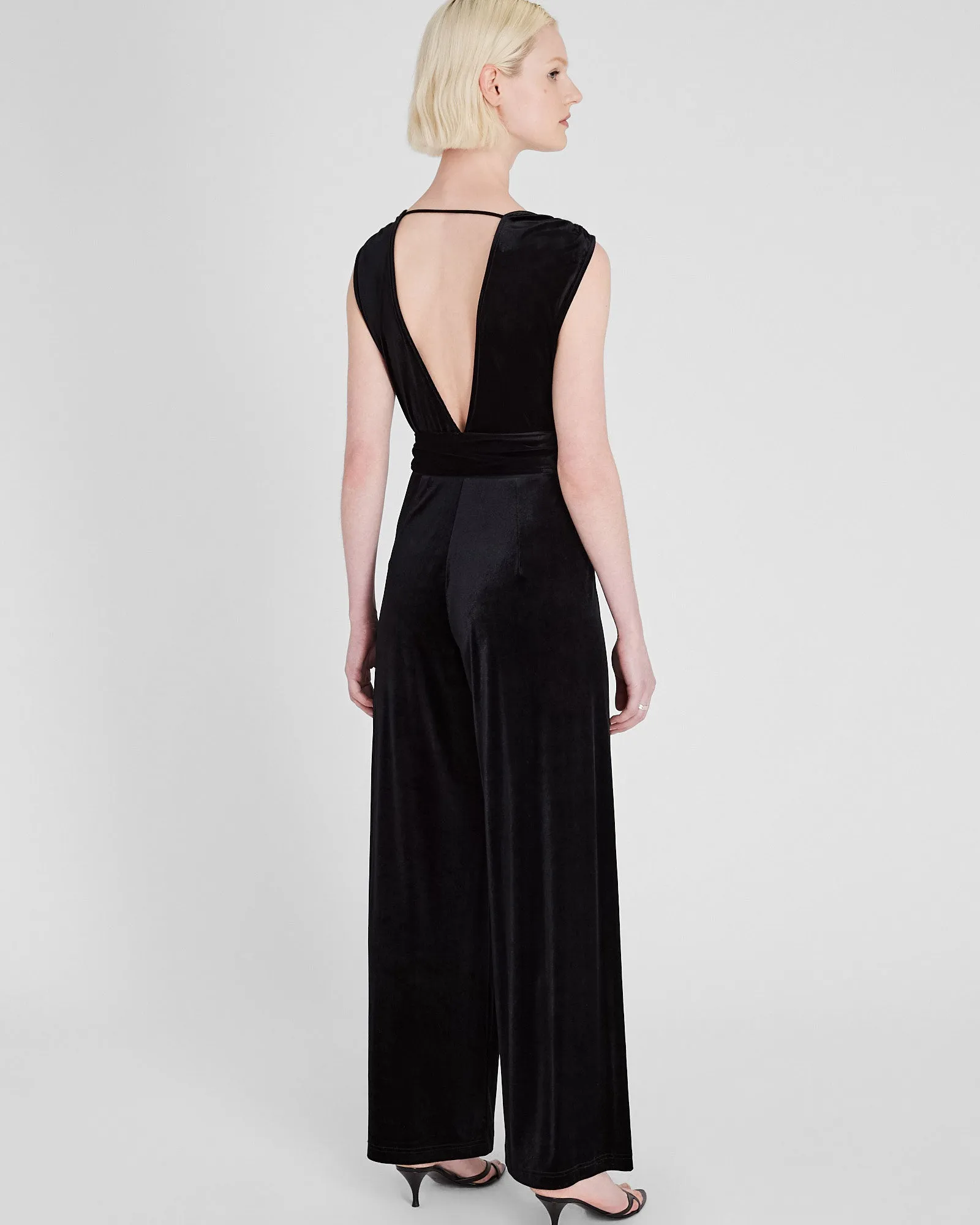 Velvet Knit Jumpsuit sold by Club Monaco product image thumbnail 3