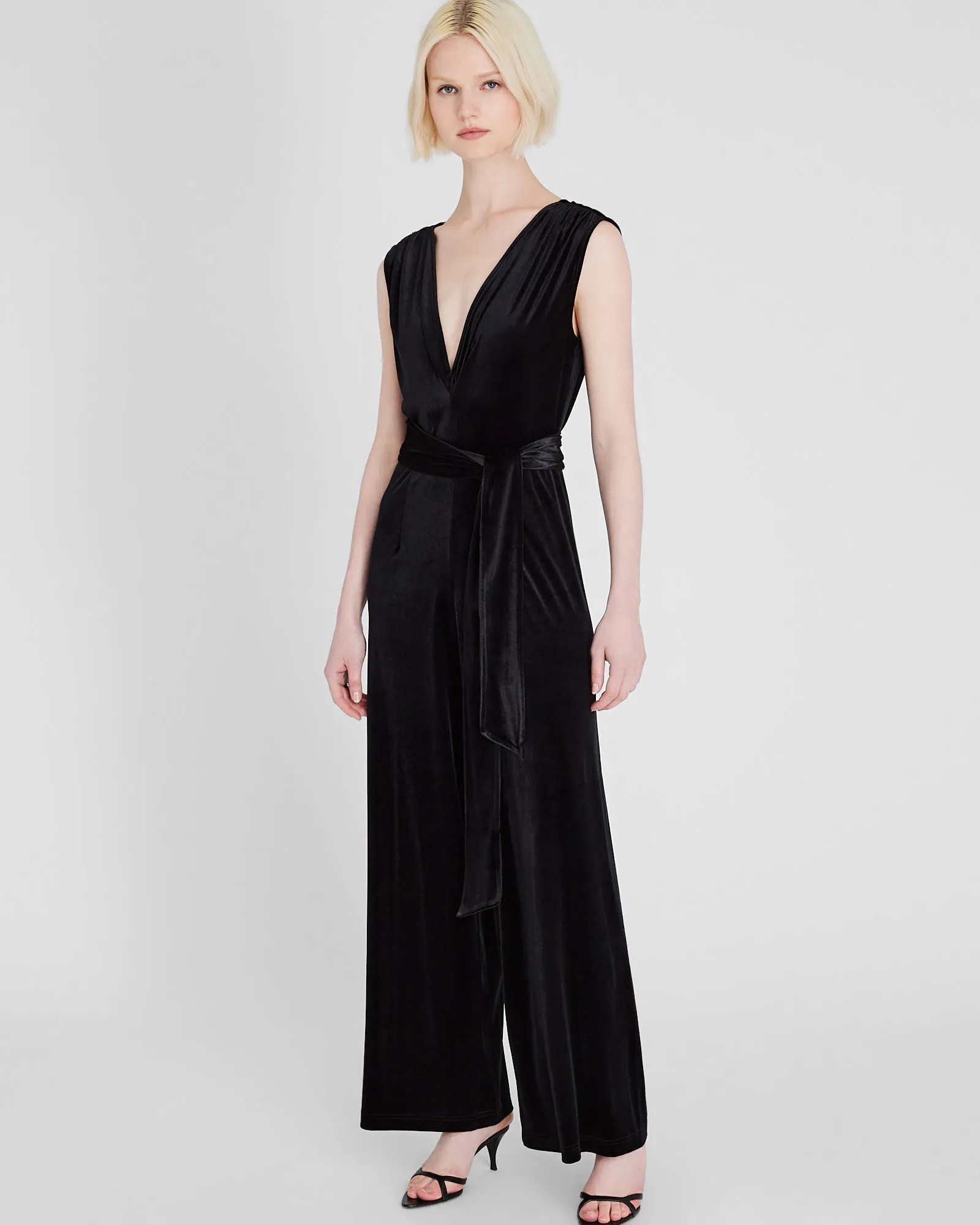 Velvet Knit Jumpsuit sold by Club Monaco