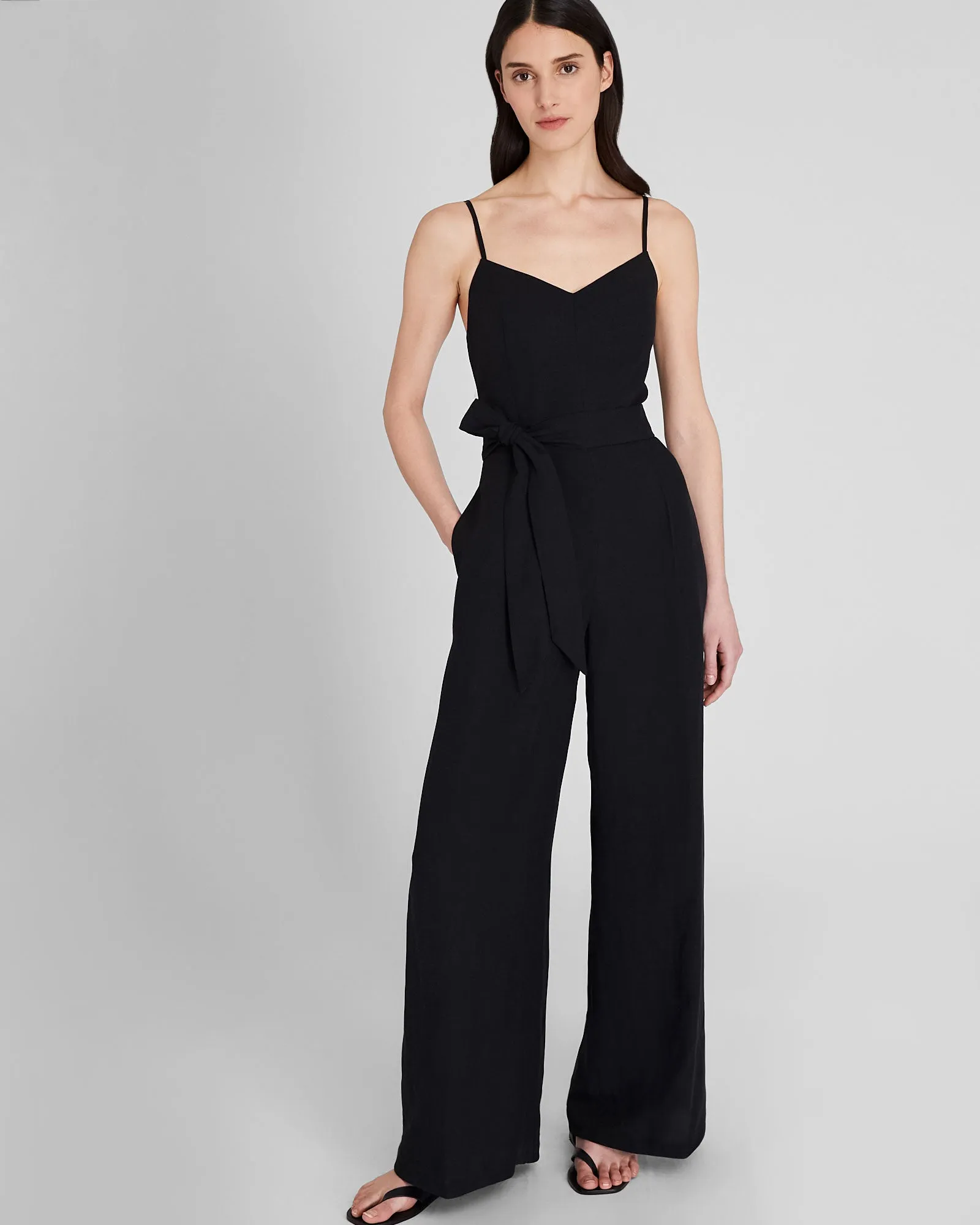 Linen Blend Jumpsuit sold by Club Monaco
