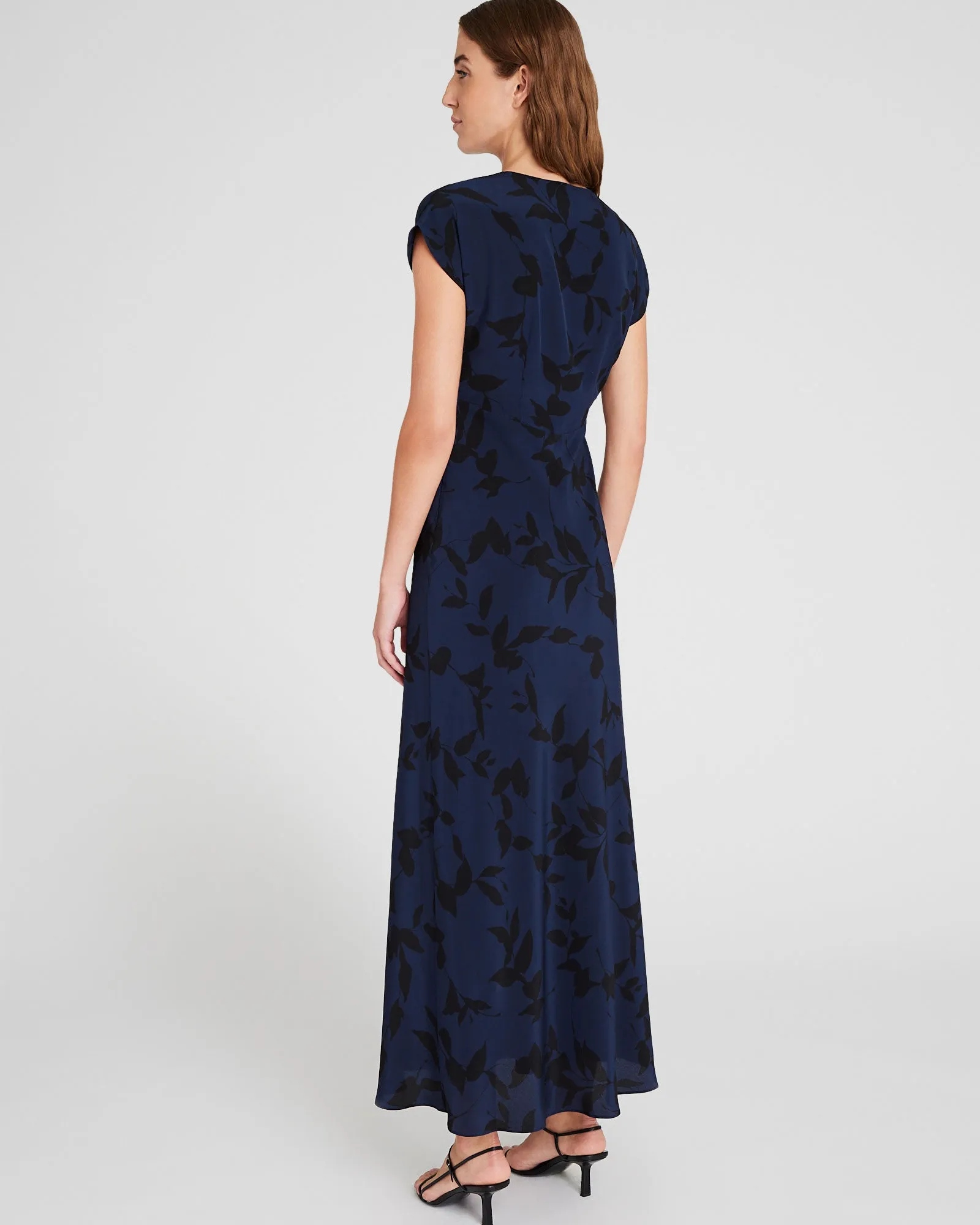 Printed Silk Maxi Dress sold by Club Monaco product image thumbnail 2