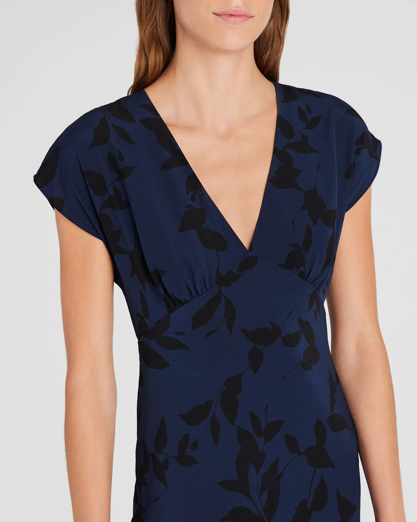 Printed Silk Maxi Dress sold by Club Monaco product image thumbnail 3