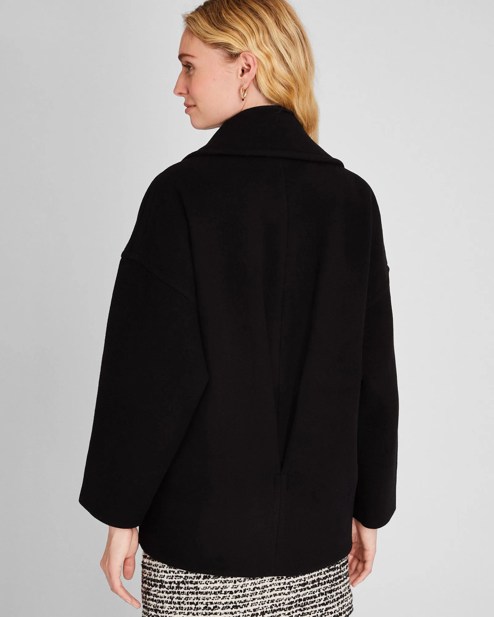 Short Double-Breasted Relaxed Coat sold by Club Monaco product image thumbnail 2