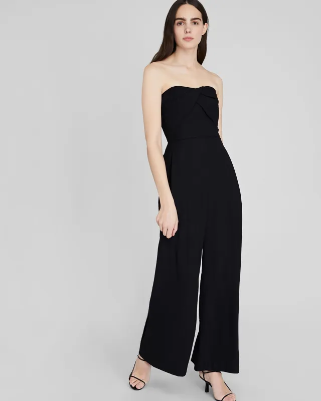 Strapless Drape Detail Jumpsuit sold by Club Monaco