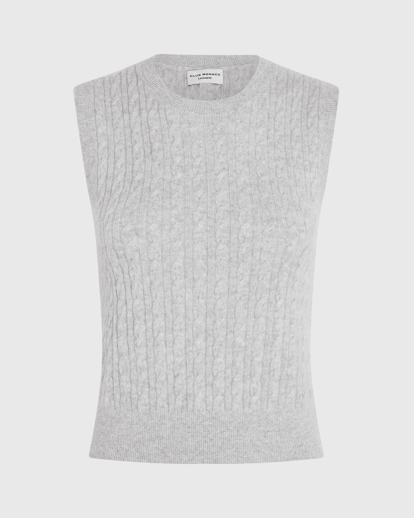 Cashmere Mini Cable Shell sold by Club Monaco product image thumbnail 5