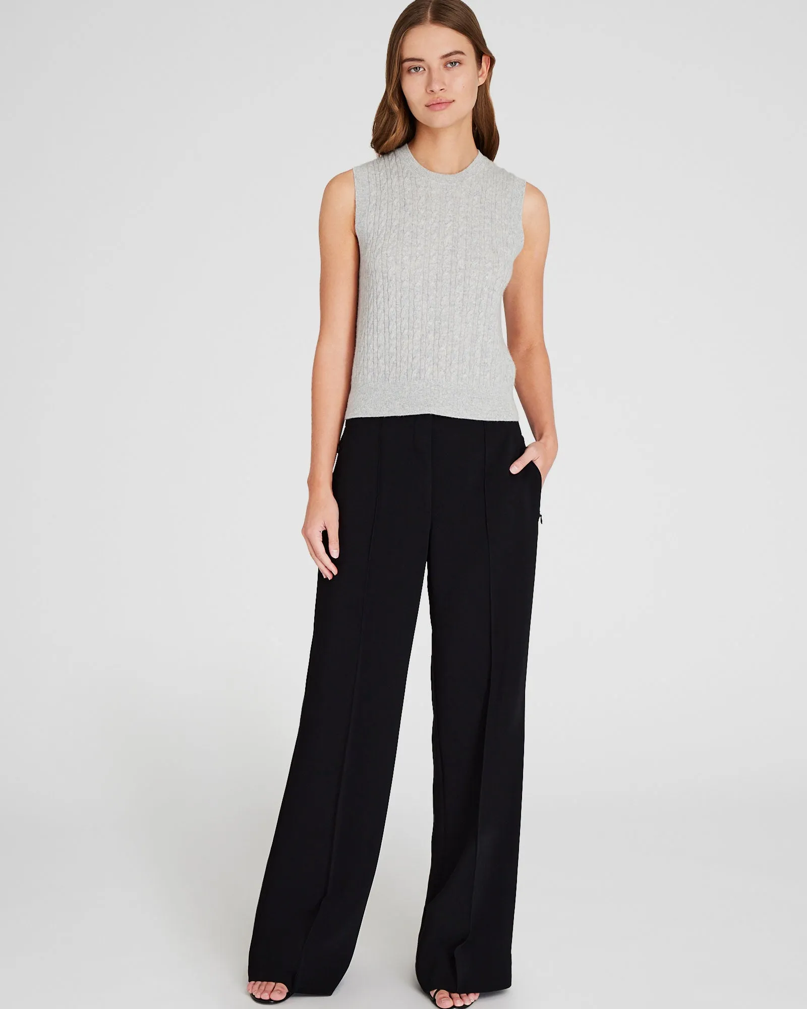 Cashmere Mini Cable Shell sold by Club Monaco product image thumbnail 4