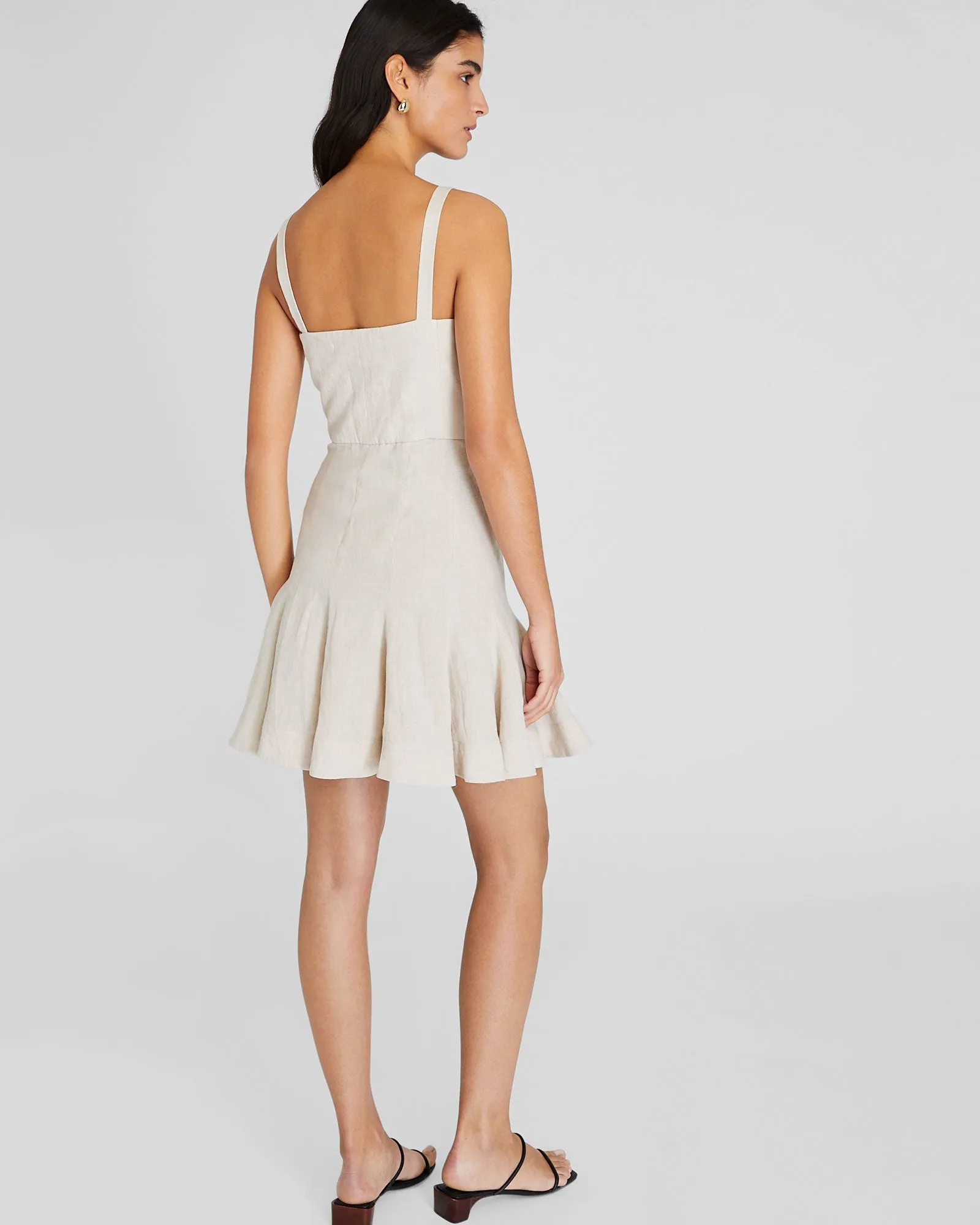 Fluted Hem Mini Dress sold by Club Monaco product image thumbnail 4