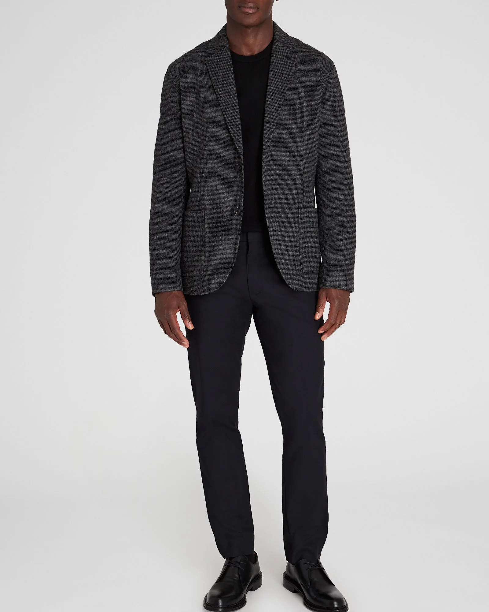 Lightweight Wool Blend Houndstooth Blazer sold by Club Monaco product image thumbnail 4