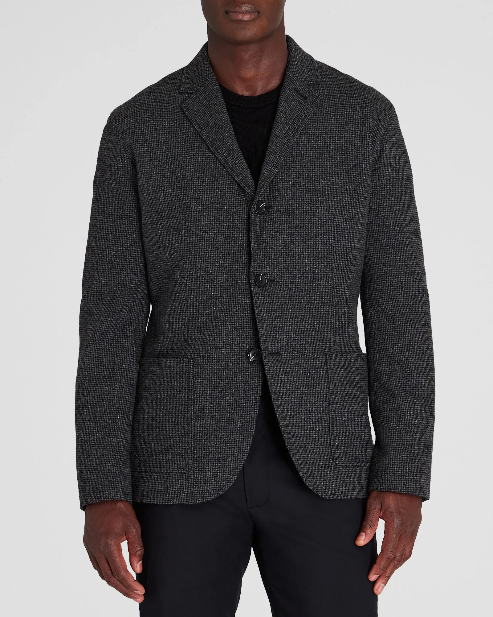 Lightweight Wool Blend Houndstooth Blazer sold by Club Monaco