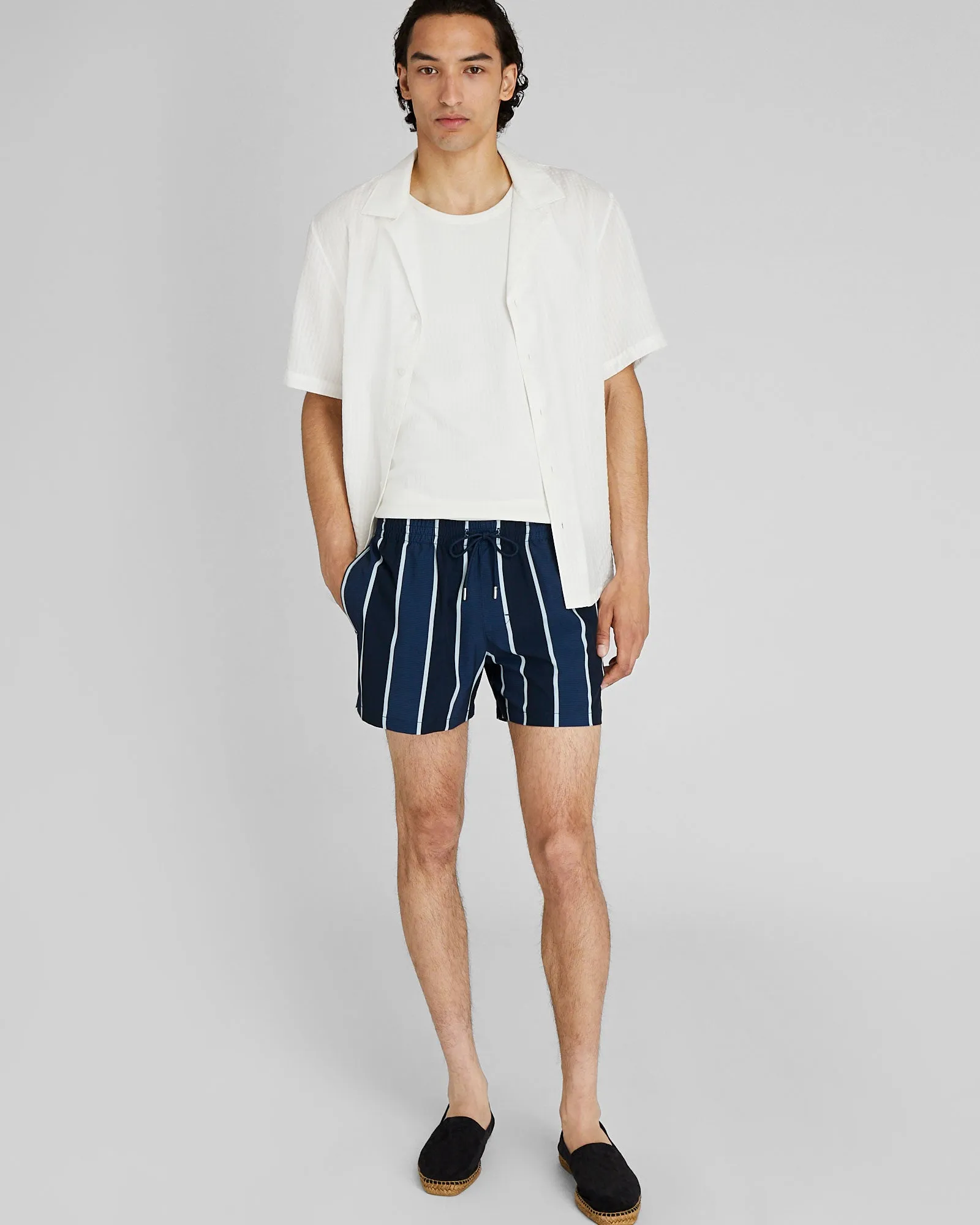 Arlen Cabana-Print 4" Swim Trunk sold by Club Monaco