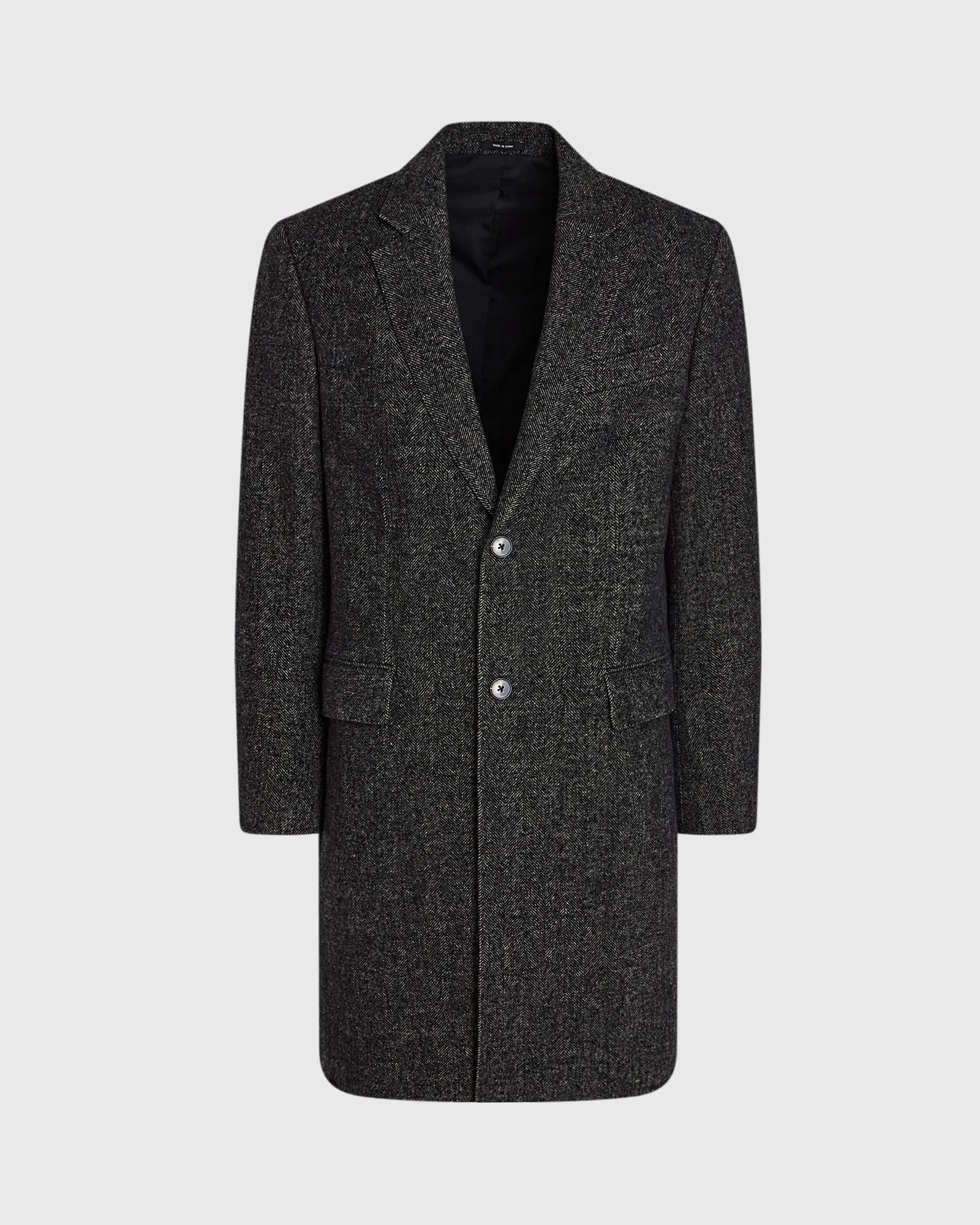 Textured Wool Blend Herringbone Coat sold by Club Monaco product image thumbnail 5