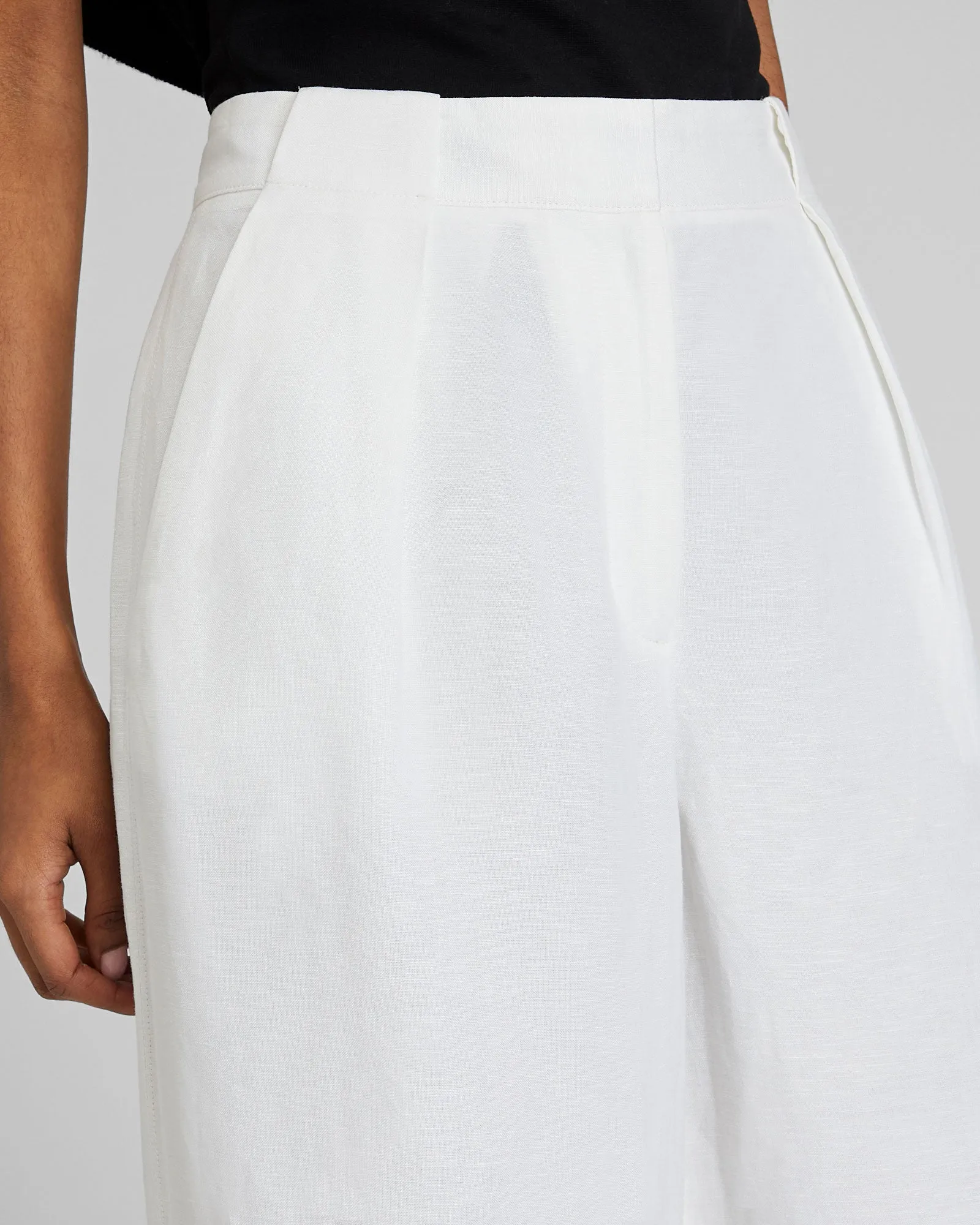 Wide Leg Linen Blend Trouser sold by Club Monaco product image thumbnail 3