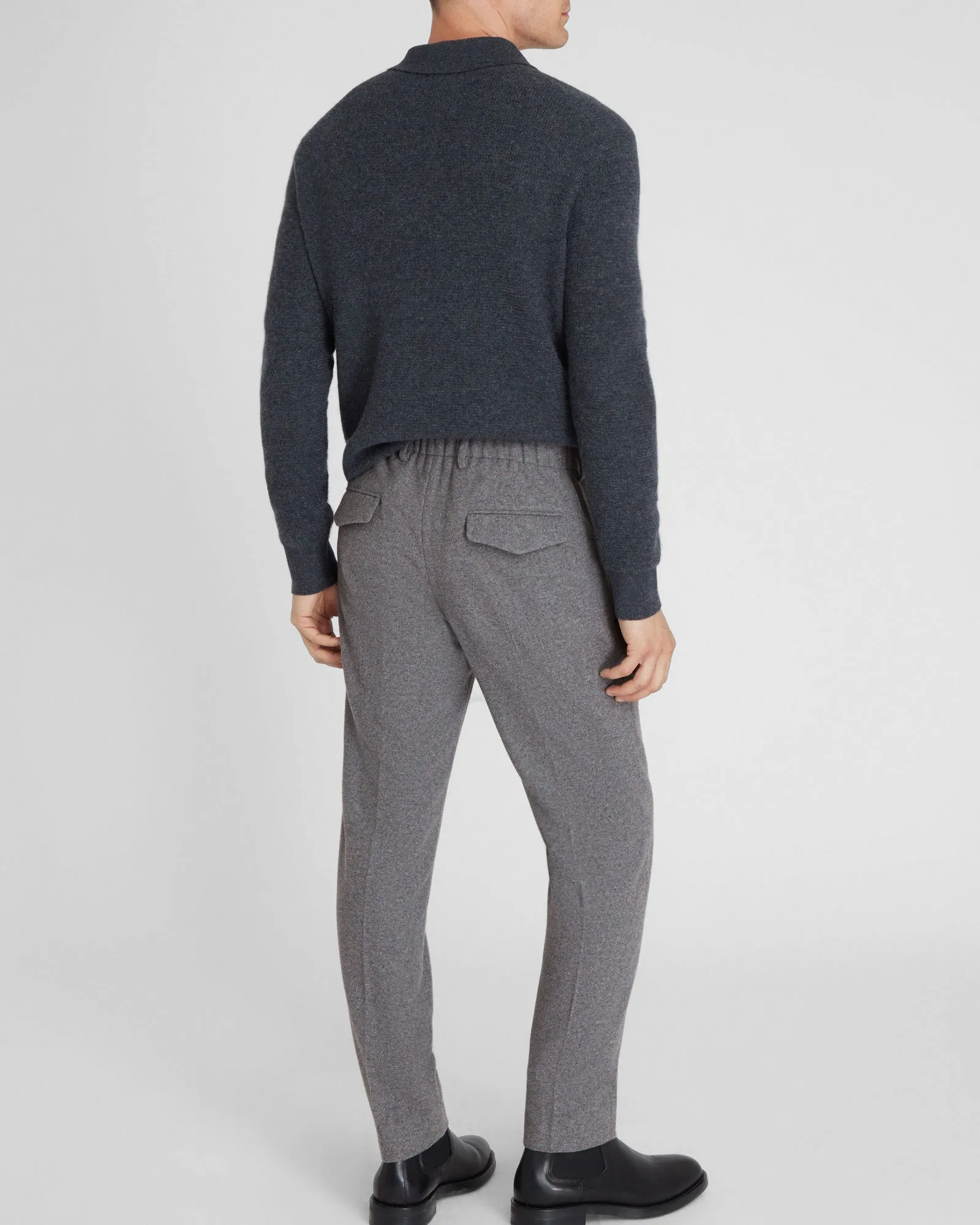 Wool Hybrid Elasticated Trouser sold by Club Monaco product image thumbnail 3