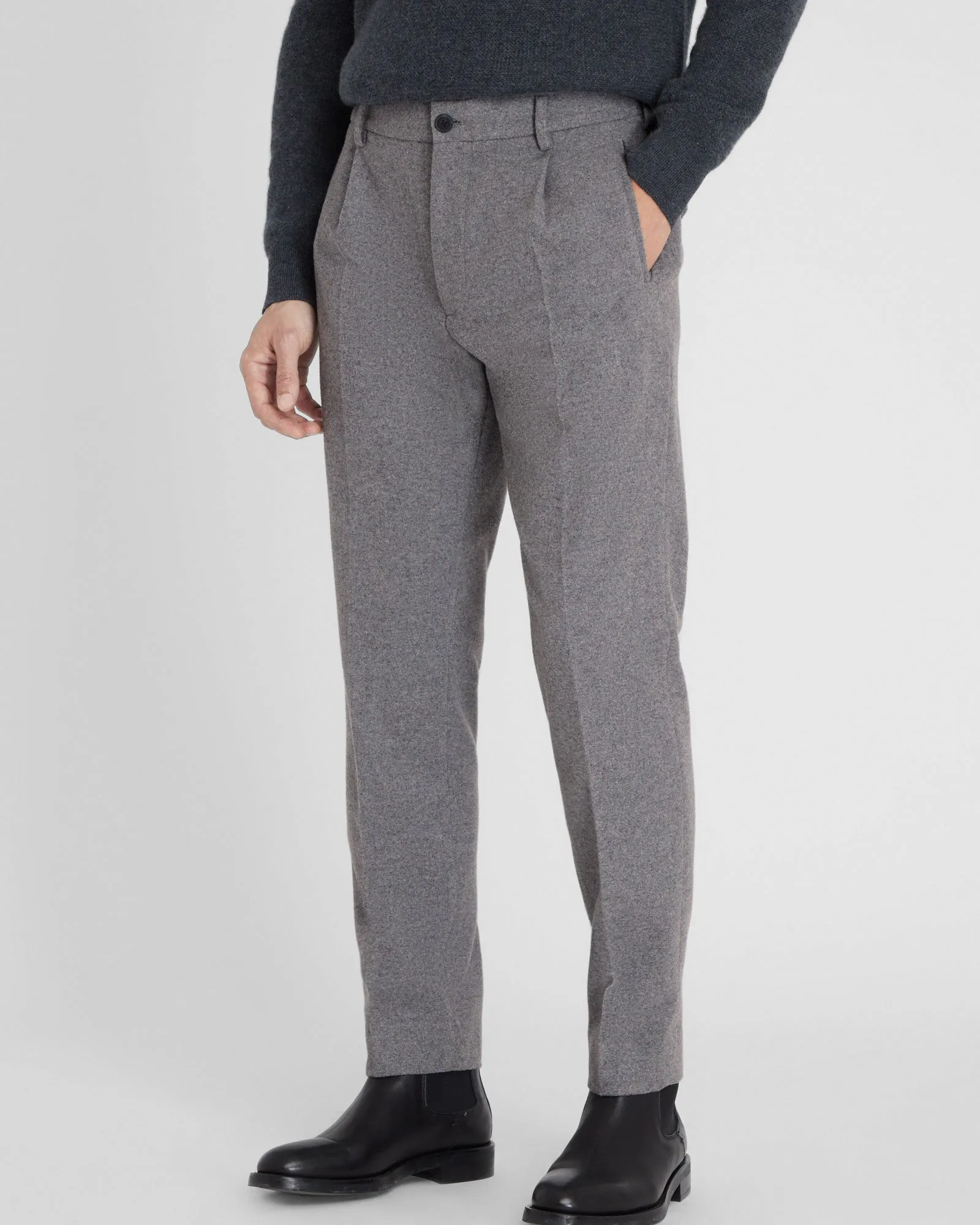 Wool Hybrid Elasticated Trouser sold by Club Monaco product image thumbnail 2