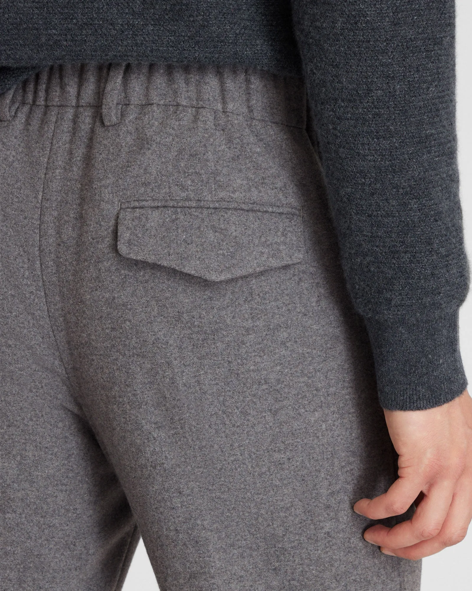Wool Hybrid Elasticated Trouser sold by Club Monaco product image thumbnail 4