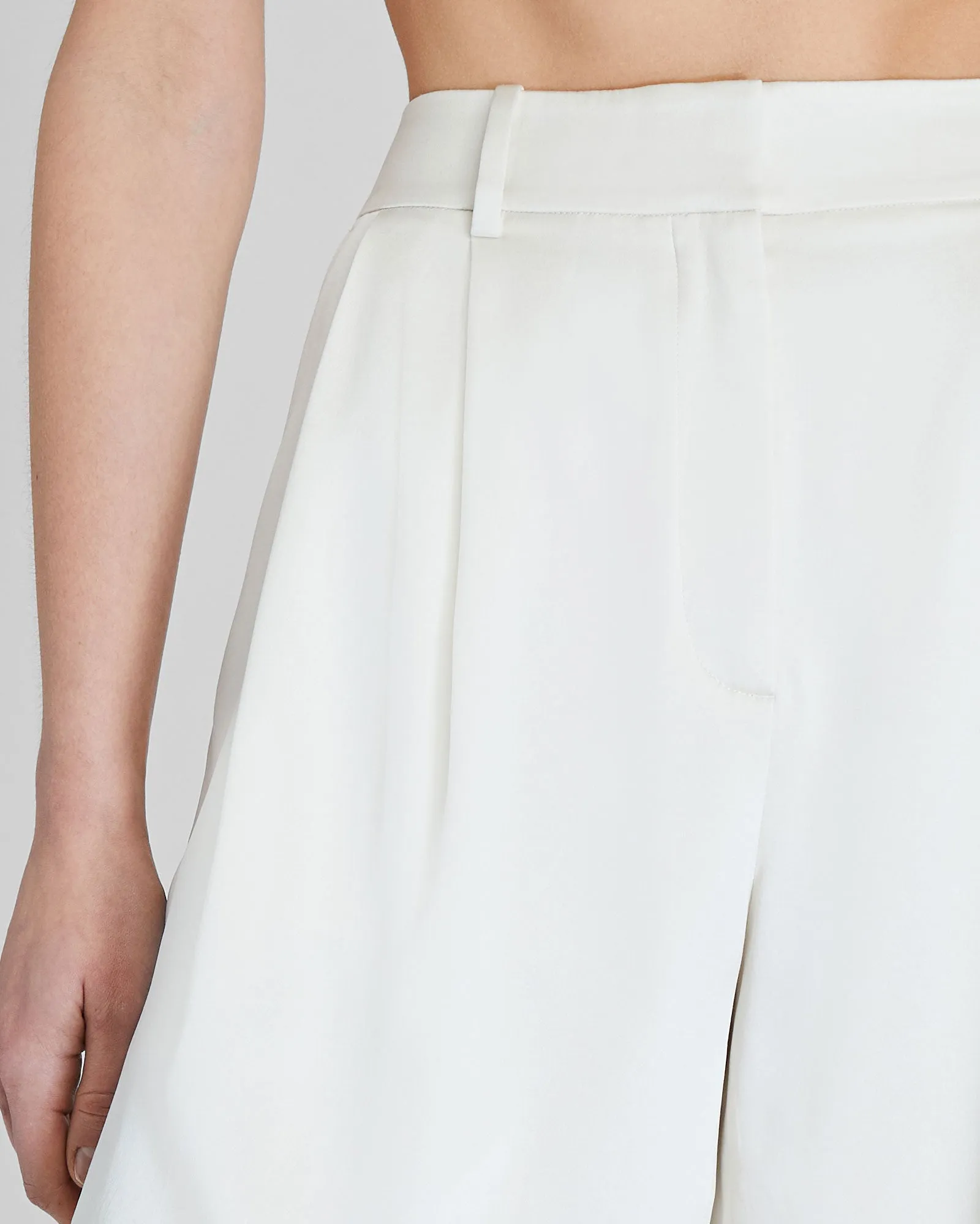 Silk Charmeuse Pleated Short sold by Club Monaco product image thumbnail 3