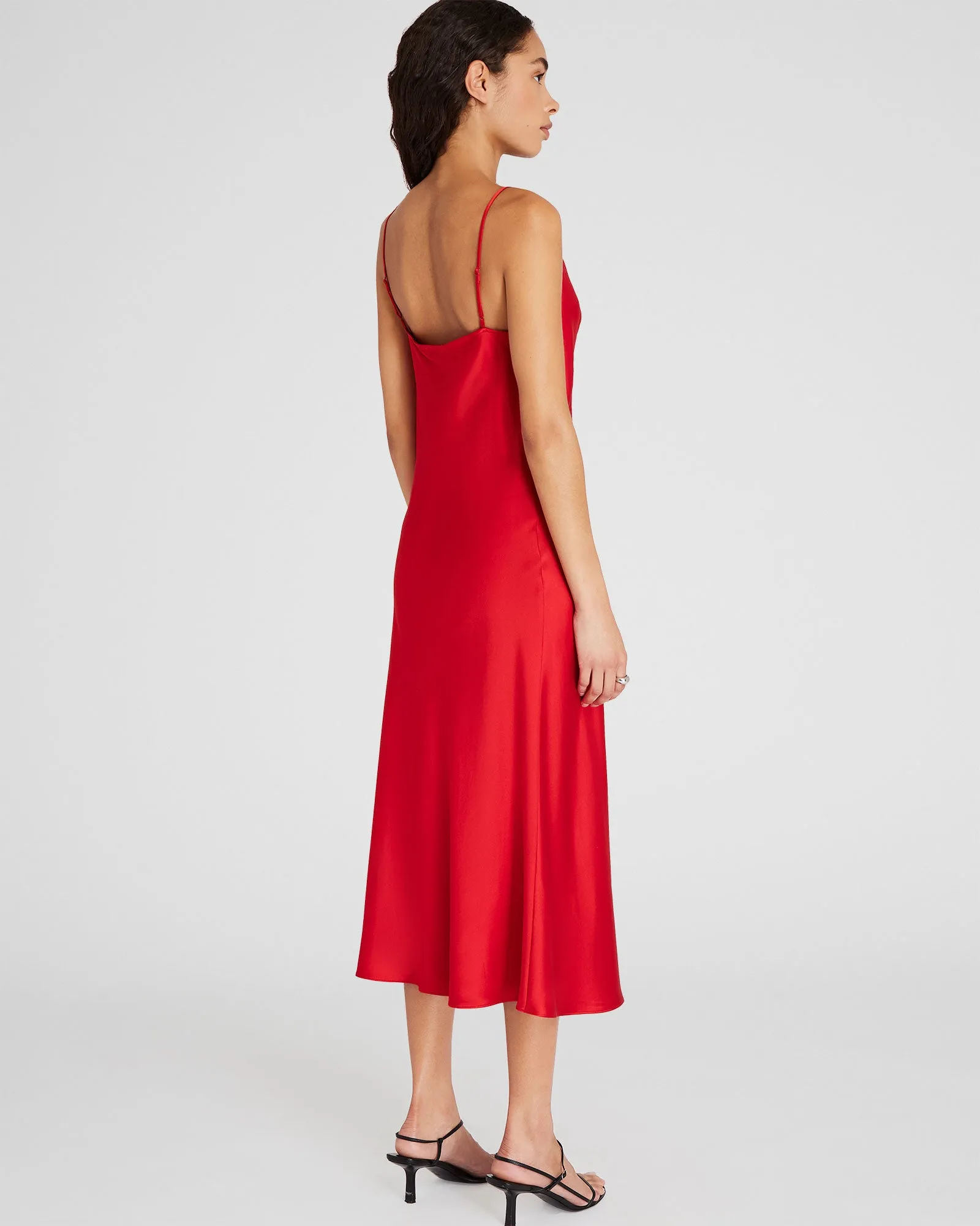 Cowl Neck Silk Midi Dress sold by Club Monaco product image thumbnail 3