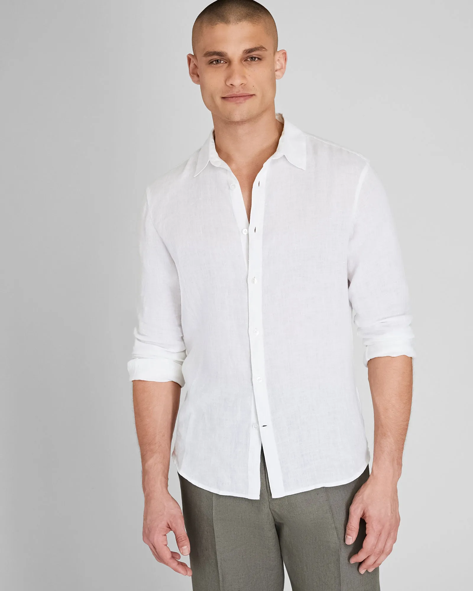 Carlo Bassetti Italian Linen Shirt sold by Club Monaco