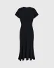 Crewneck Crepe Midi Dress sold by Club Monaco