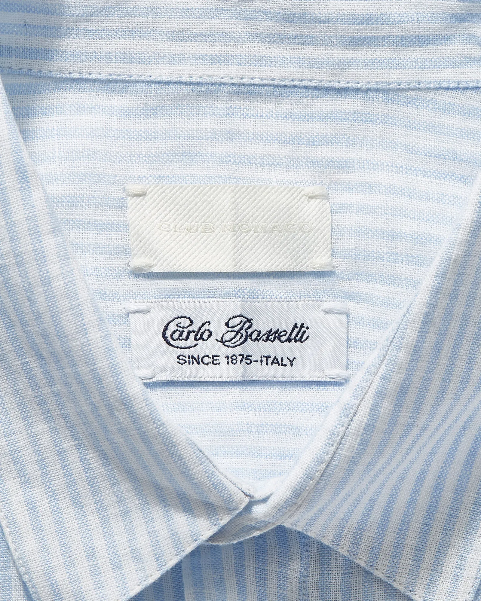 Carlo Bassetti Italian Linen Stripe Shirt sold by Club Monaco product image thumbnail 5
