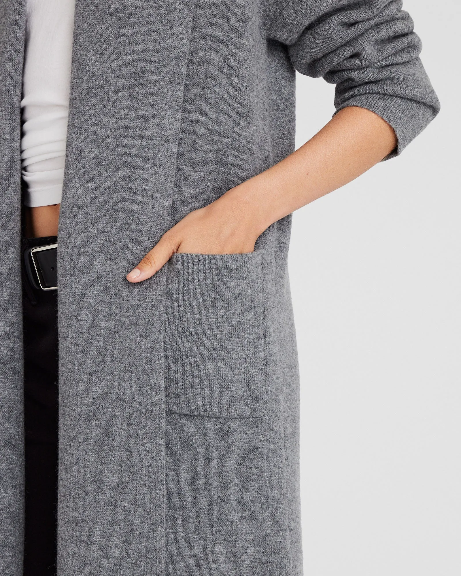 Wool Cashmere Wrap Cardigan sold by Club Monaco product image thumbnail 4