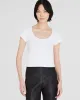 Bowee Scoop Neck Tee sold by Club Monaco