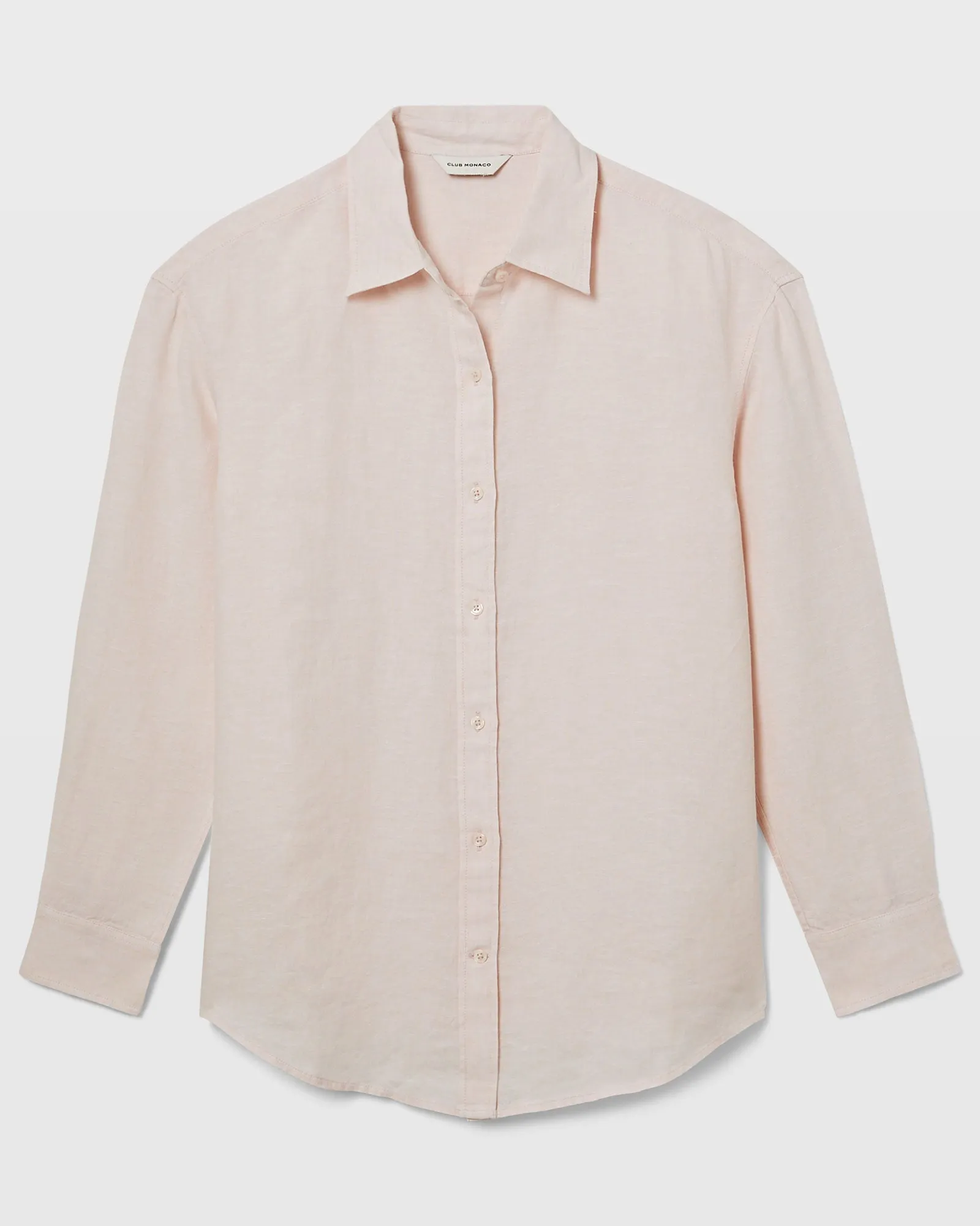 Signature Solid Linen Shirt sold by Club Monaco product image thumbnail 5