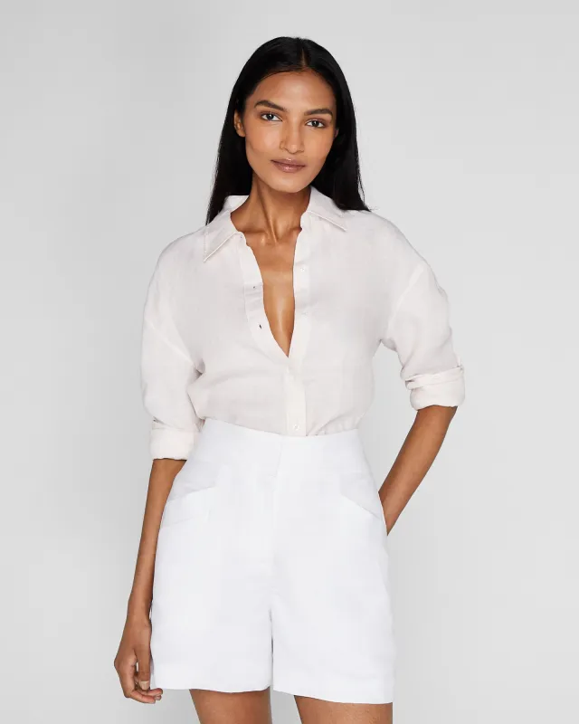 Signature Solid Linen Shirt sold by Club Monaco