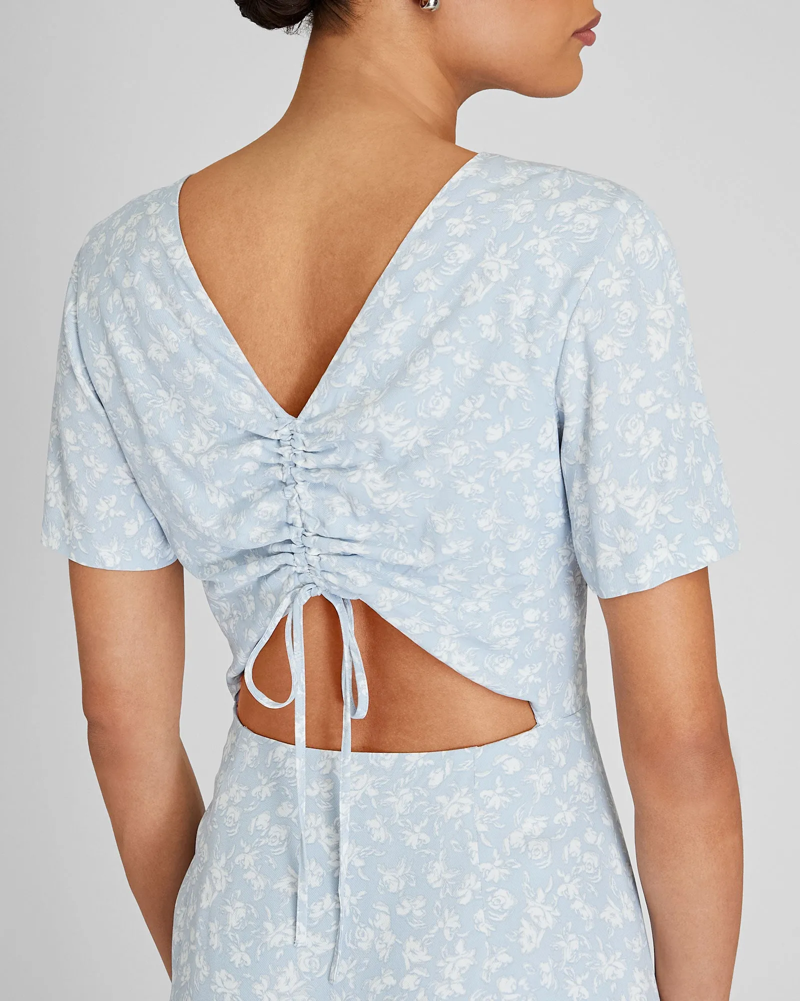 Cut Out Short Sleeve Mini Dress sold by Club Monaco product image thumbnail 3