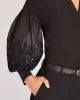 Embroidered Balloon Sleeve Blouse sold by Club Monaco