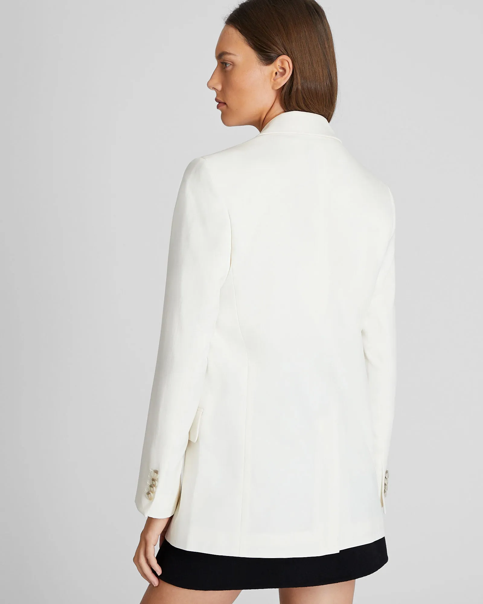 Lightweight Wool Relaxed Double Breasted Blazer sold by Club Monaco product image thumbnail 2