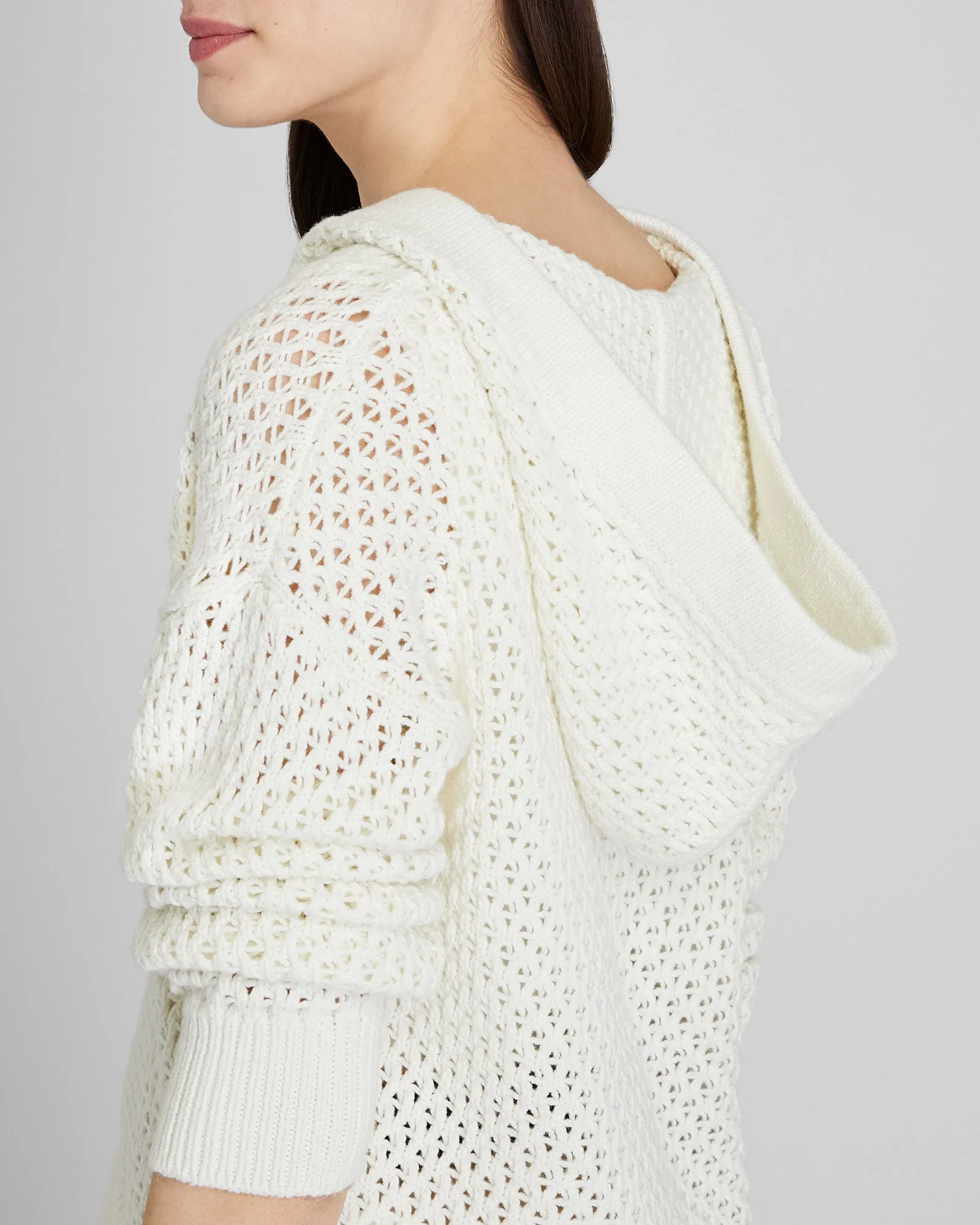 Mesh Stitch Hoodie sold by Club Monaco product image thumbnail 4